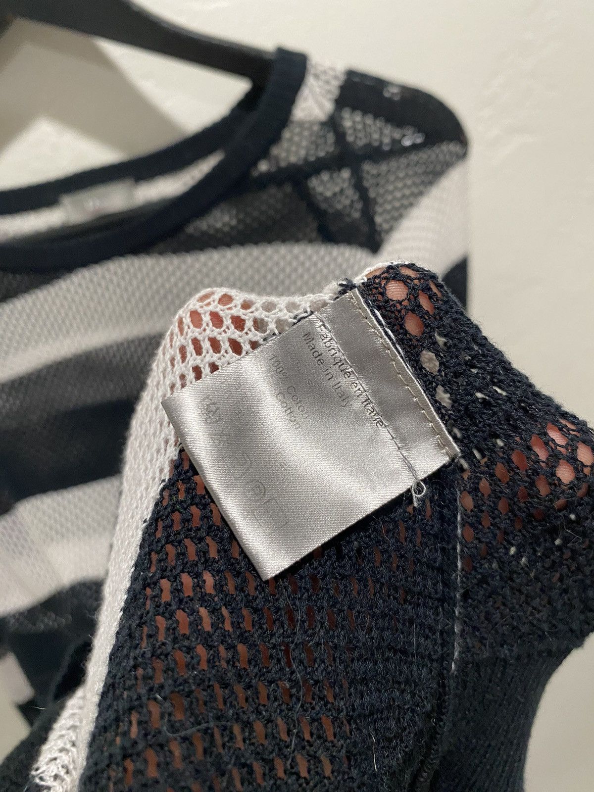 Dior Dior homme Stripped Mesh top Size US S / EU 44-46 / 1 - 4 Thumbnail