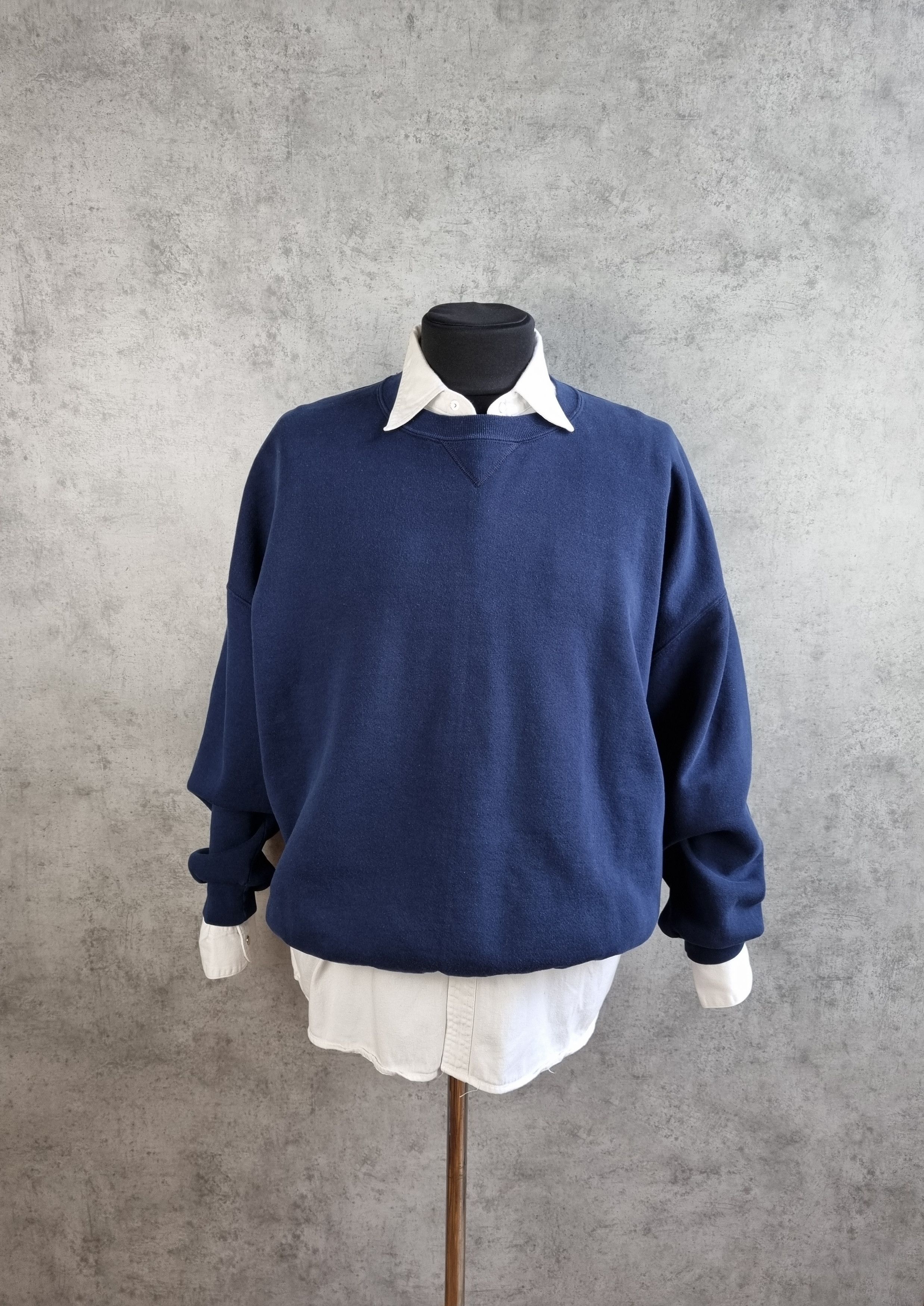 Russell Athletic × Vintage XXL Russell Navy Vintage USA Made Sweatshirt Size US XXL / EU 58 / 5 - 4 Thumbnail