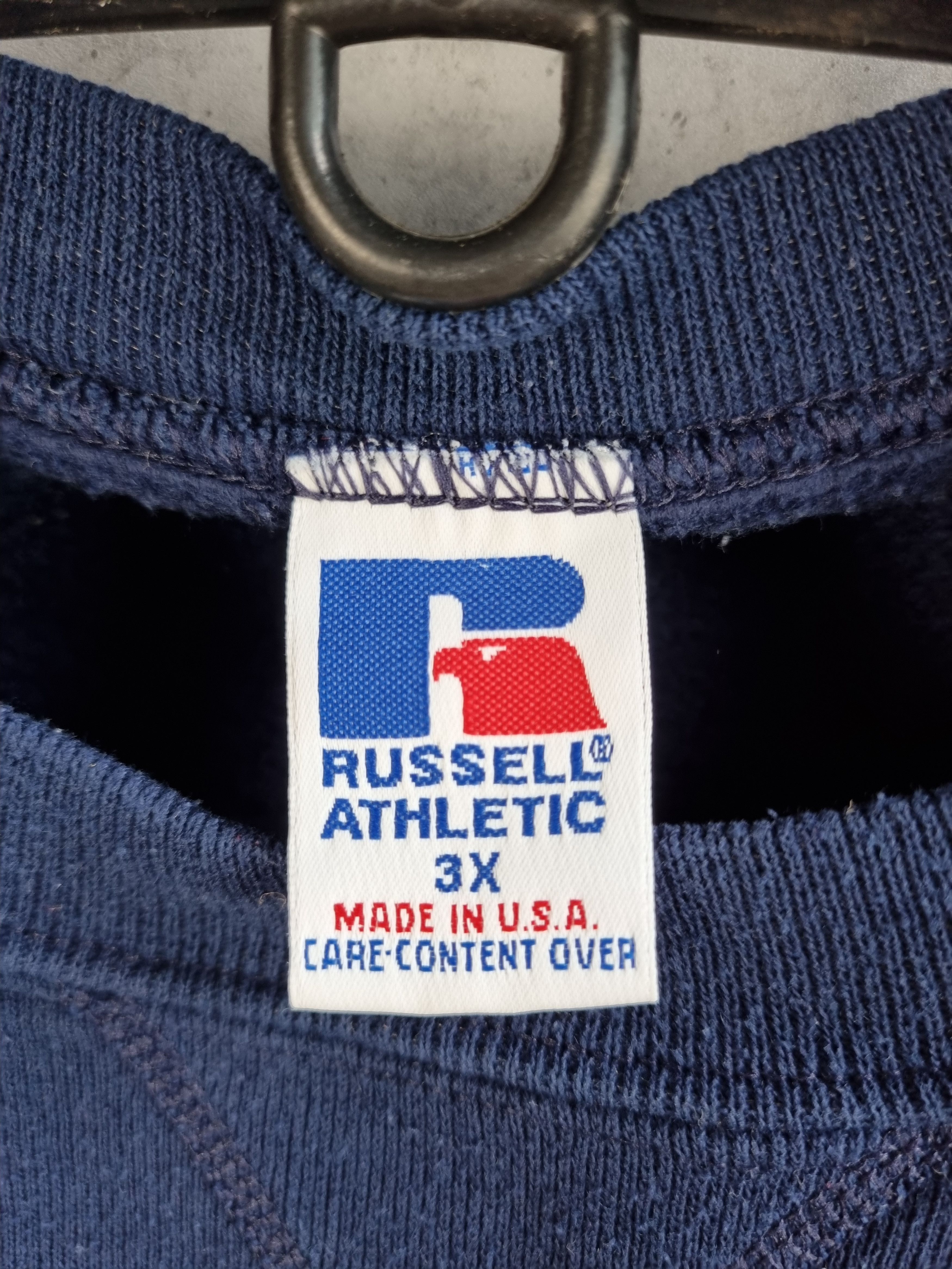 Russell Athletic × Vintage XXL Russell Navy Vintage USA Made Sweatshirt Size US XXL / EU 58 / 5 - 6 Thumbnail