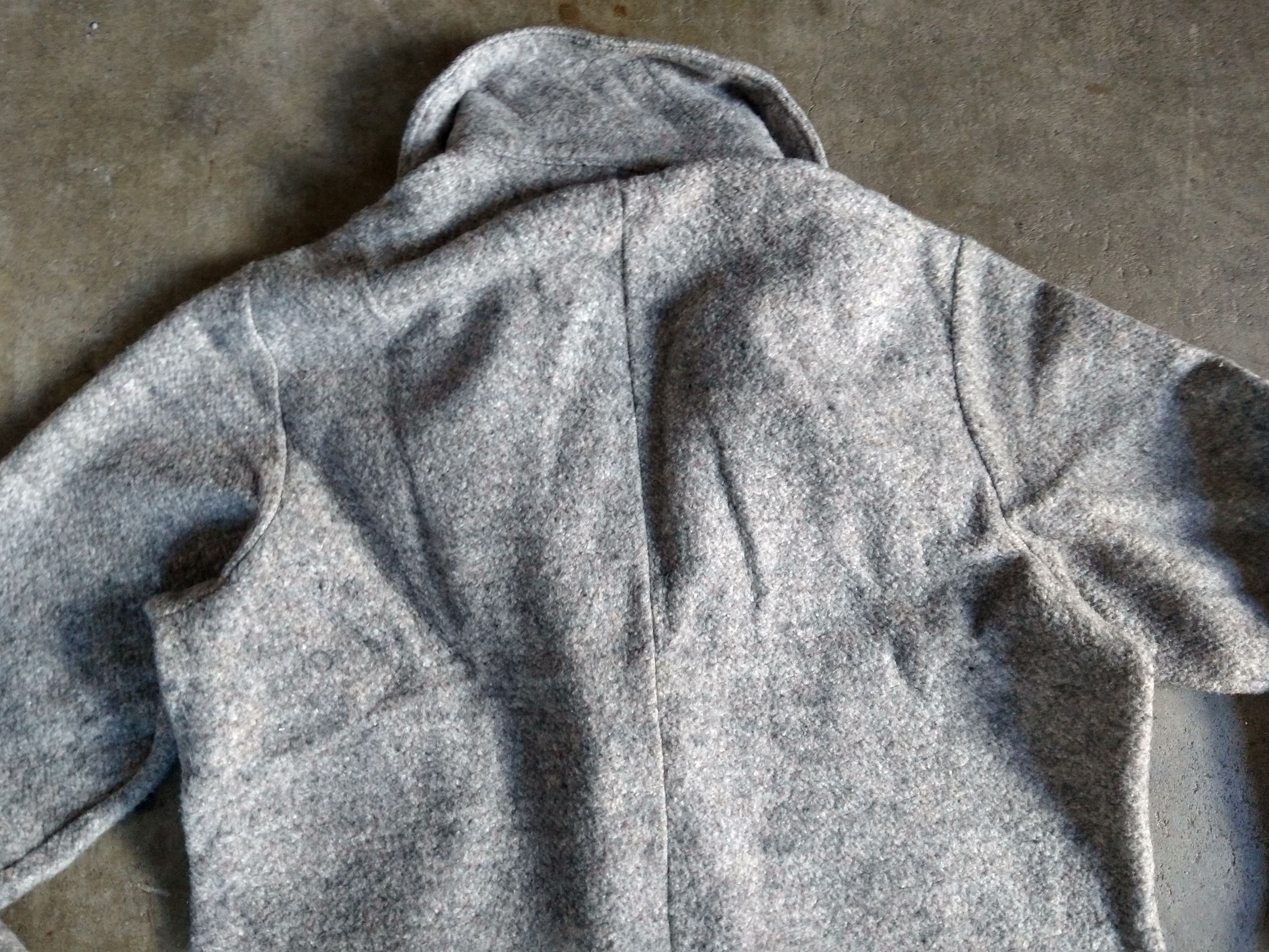 Kapital Kapital Peacoat Gray Medium 2 Striped Wool Button Jacket Size US M / EU 48-50 / 2 - 8 Thumbnail