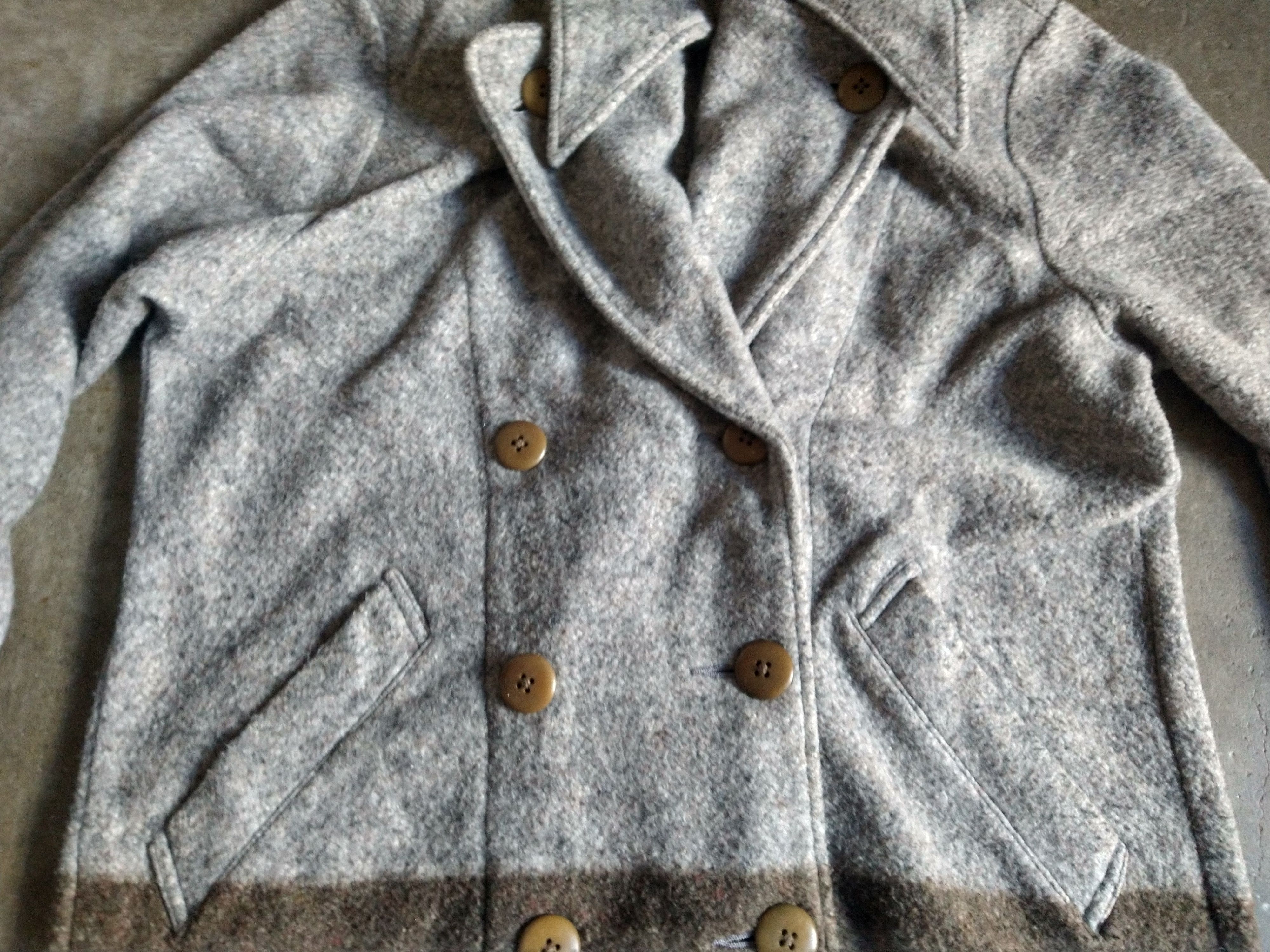 Kapital Kapital Peacoat Gray Medium 2 Striped Wool Button Jacket Size US M / EU 48-50 / 2 - 3 Thumbnail