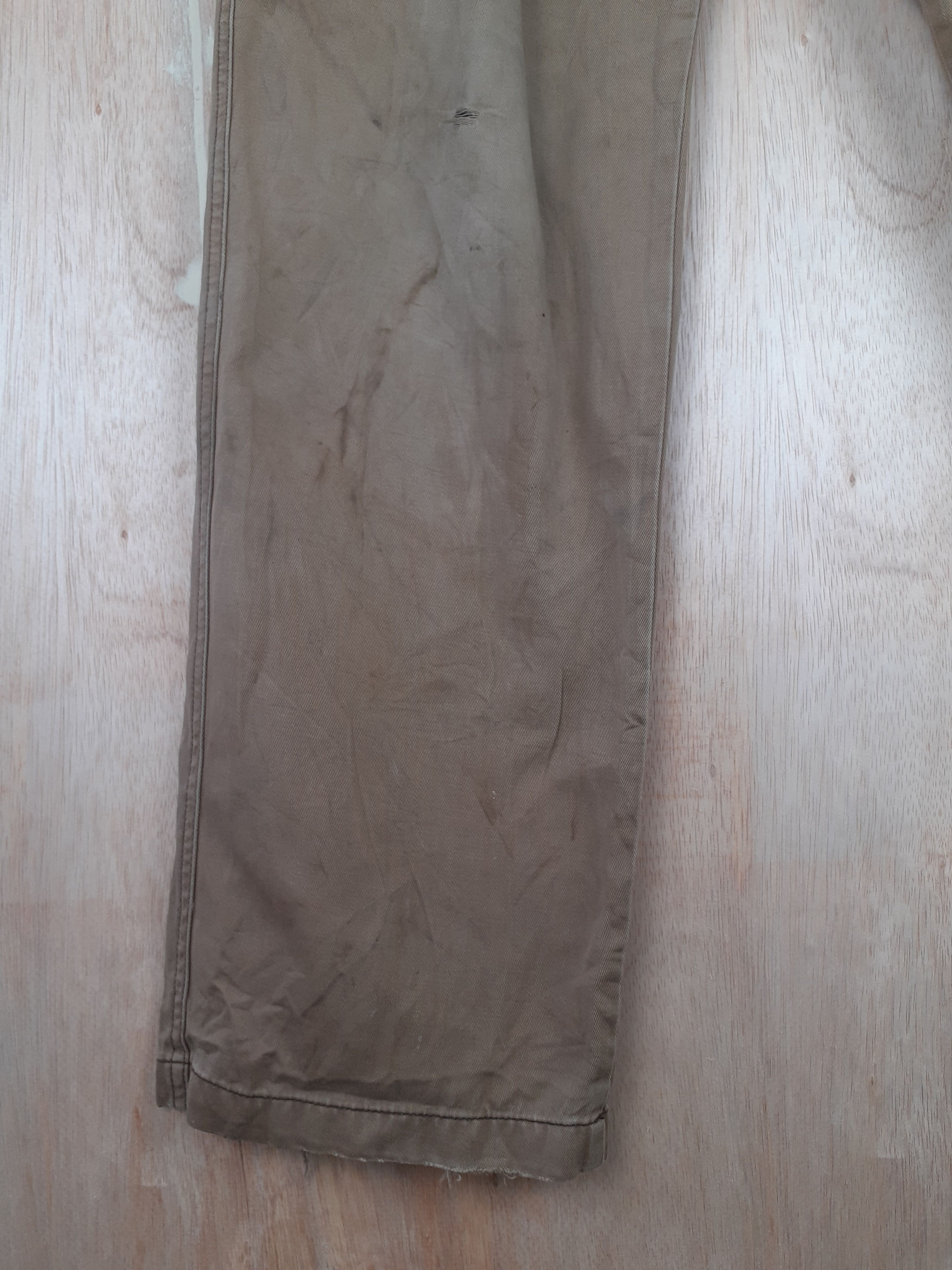 Japanese Brand GW brown distressed multipocket cargo pant #S238 Size US 34 / EU 50 - 12 Thumbnail