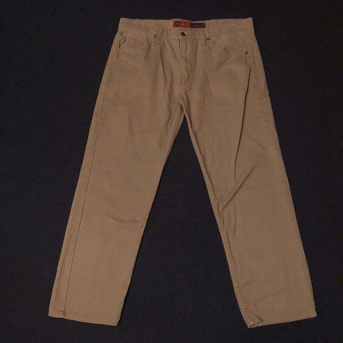 Levi's × Levi's Vintage Clothing × Vintage Vintage 90s Levi’s 501 Zip Fly Light Brown Denim Jeans 38x30 Size US 38 / EU 54 - 3 Thumbnail
