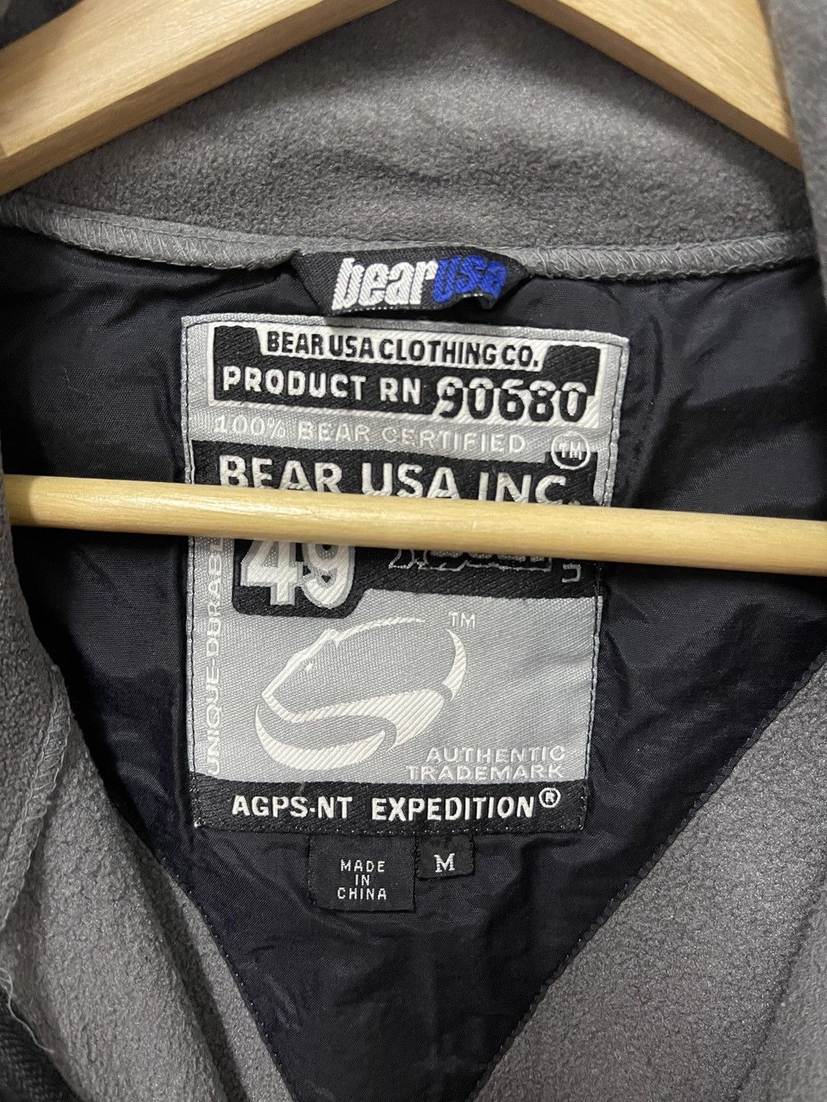 Japanese Brand × Vintage vintage American Bear Usa Zipper Sweatshirt Small Logo Size US M / EU 48-50 / 2 - 9 Thumbnail
