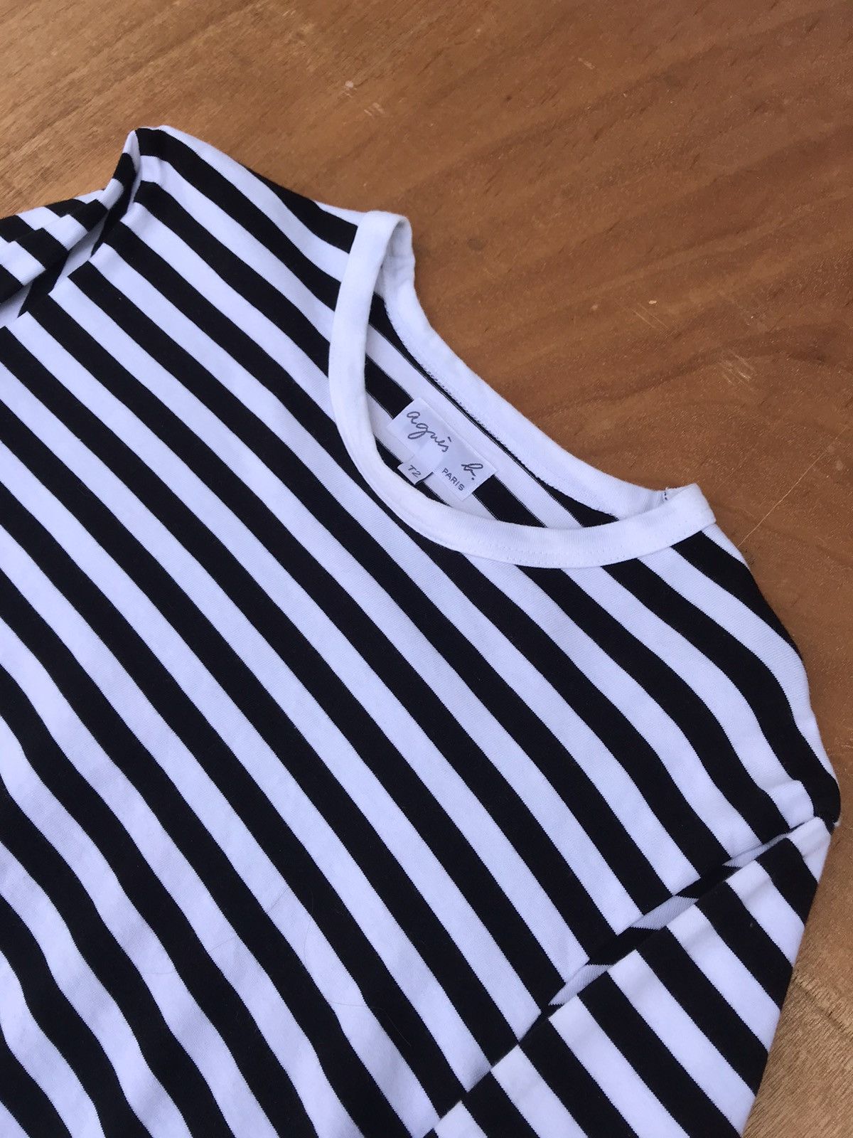 agnes b. Agnes B kurt cobain style Stripe Longsleeve made in Japan Size US S / EU 44-46 / 1 - 2 Thumbnail