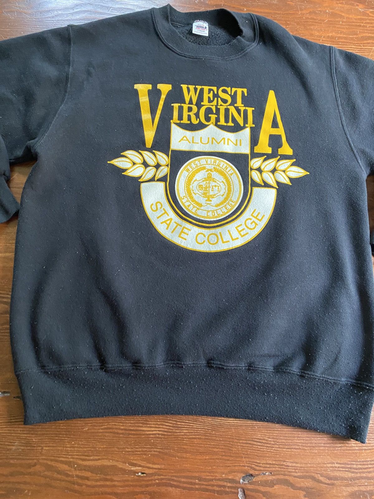 Vintage Vintage 80’s West Virginia State College Crewneck Sweatshirt Size US L / EU 52-54 / 3 - 3 Thumbnail