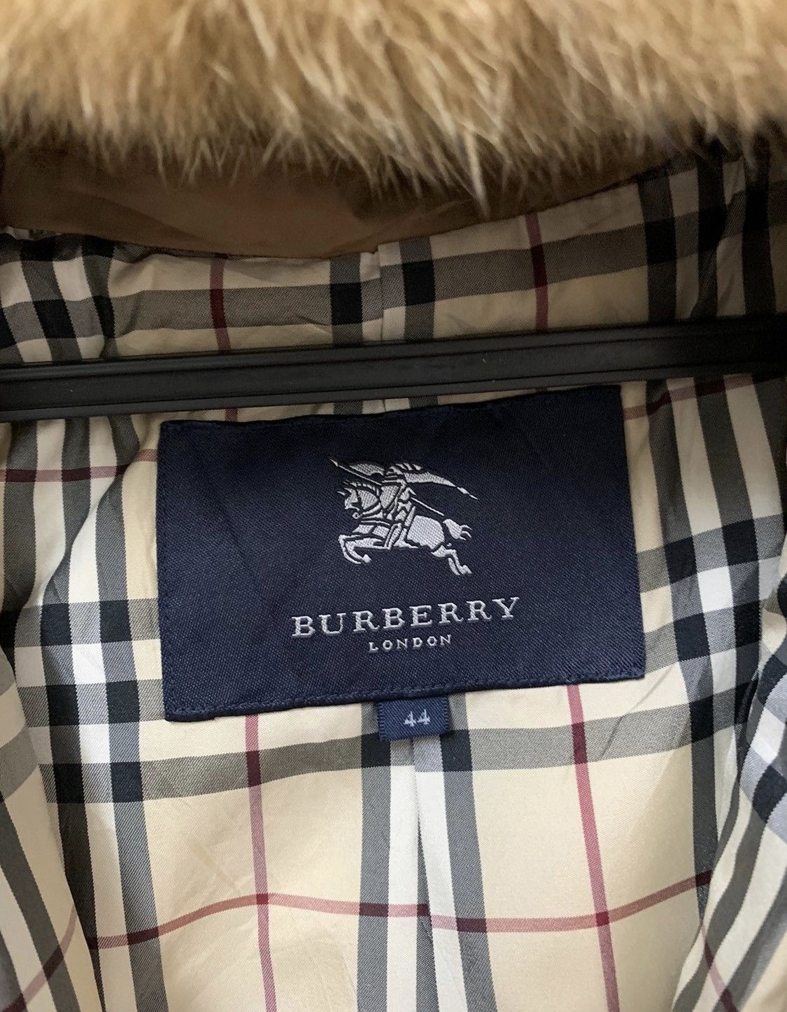 Burberry Burberry Long Jacket with Real Fur Size US S / EU 44-46 / 1 - 7 Thumbnail