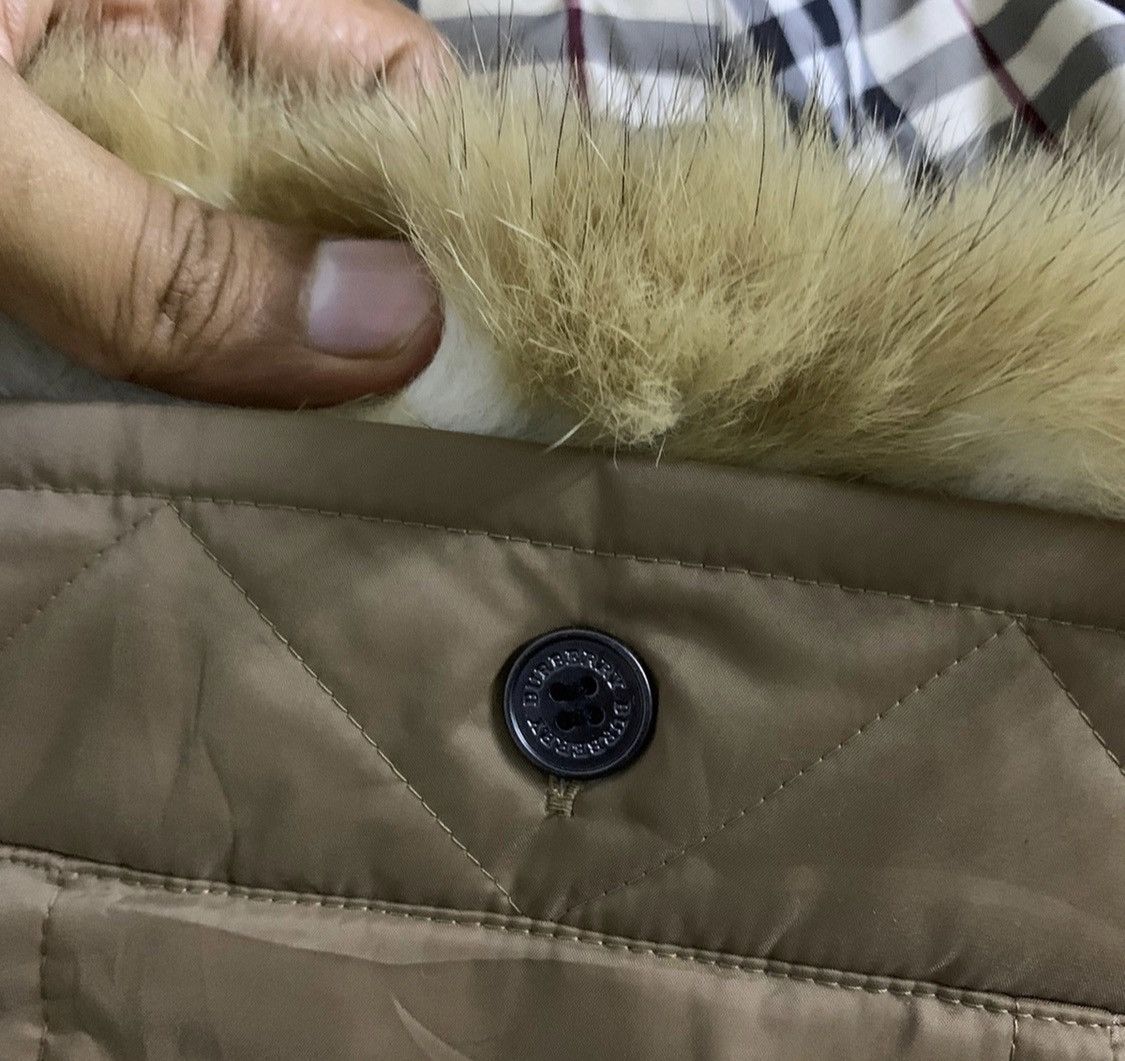 Burberry Burberry Long Jacket with Real Fur Size US S / EU 44-46 / 1 - 6 Thumbnail