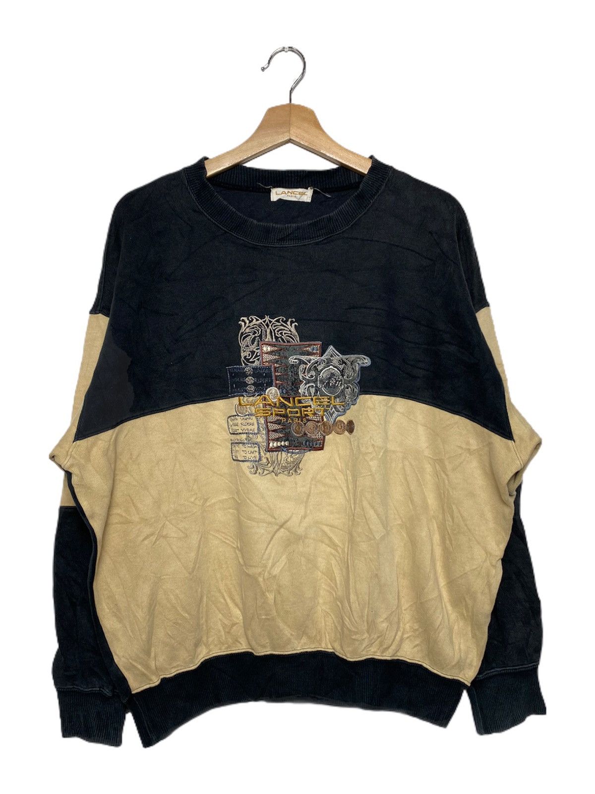 Japanese Brand × Lancel × Vintage Vintage Lancel Embroidered Crewneck Size US L / EU 52-54 / 3 - 1 Thumbnail