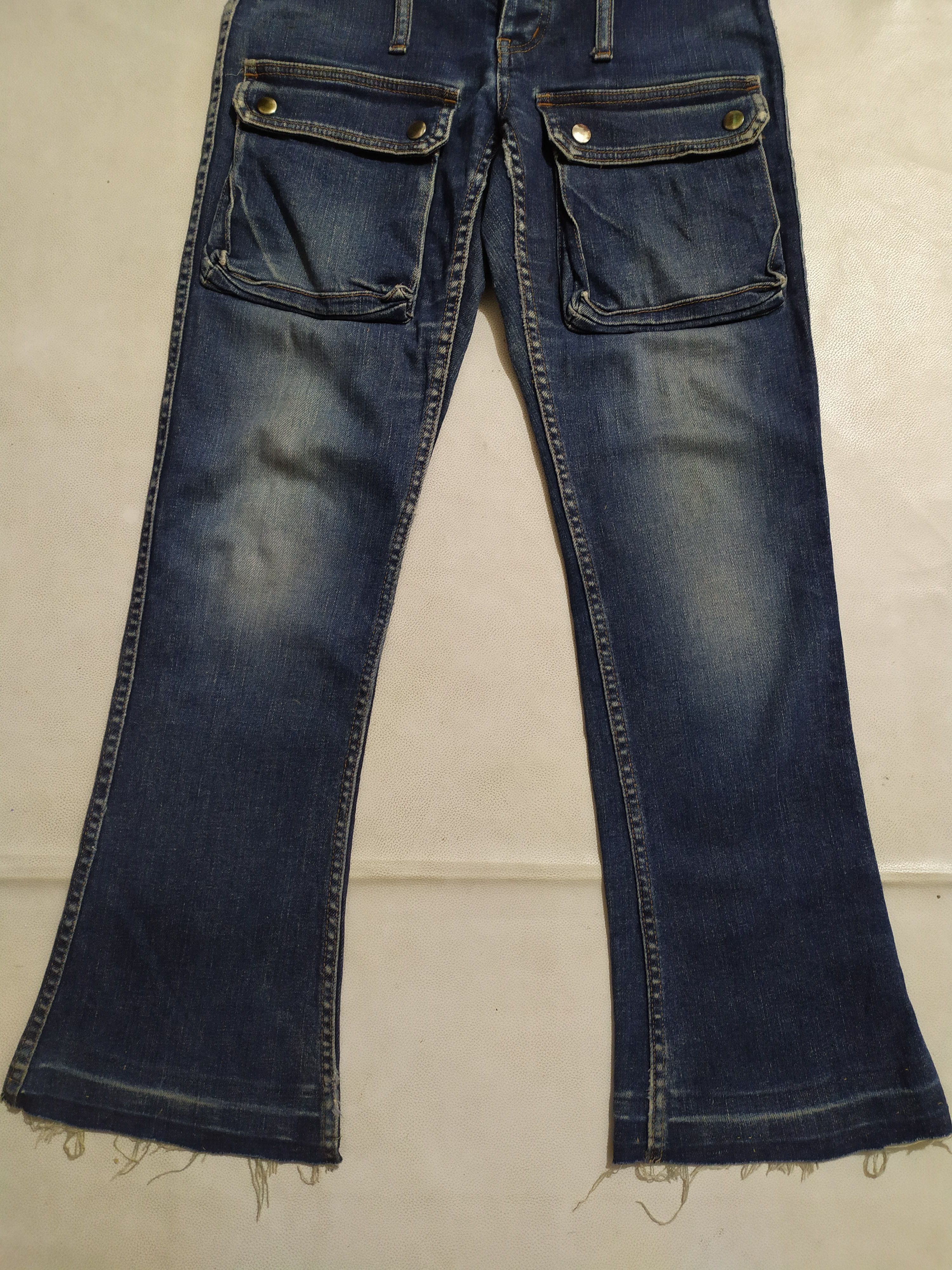 Hysteric Glamour × Vintage 🔥Vintage Hysteric glamour Jeans Bootcut Release Hem Pants Size US 28 / EU 44 - 6 Thumbnail