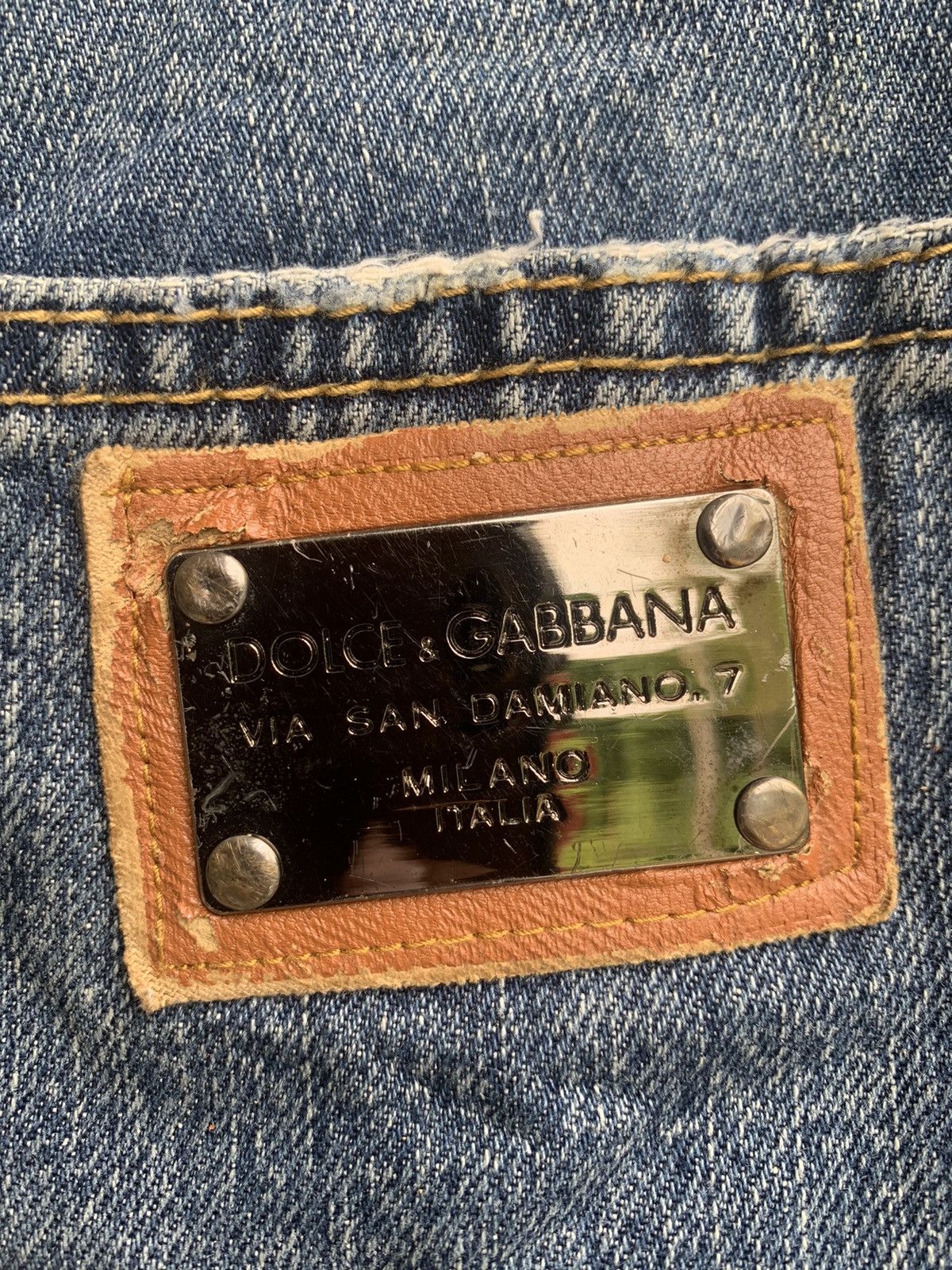 Dolce & Gabbana D&G Distressed Denim Size US 30 / EU 46 - 13 Thumbnail