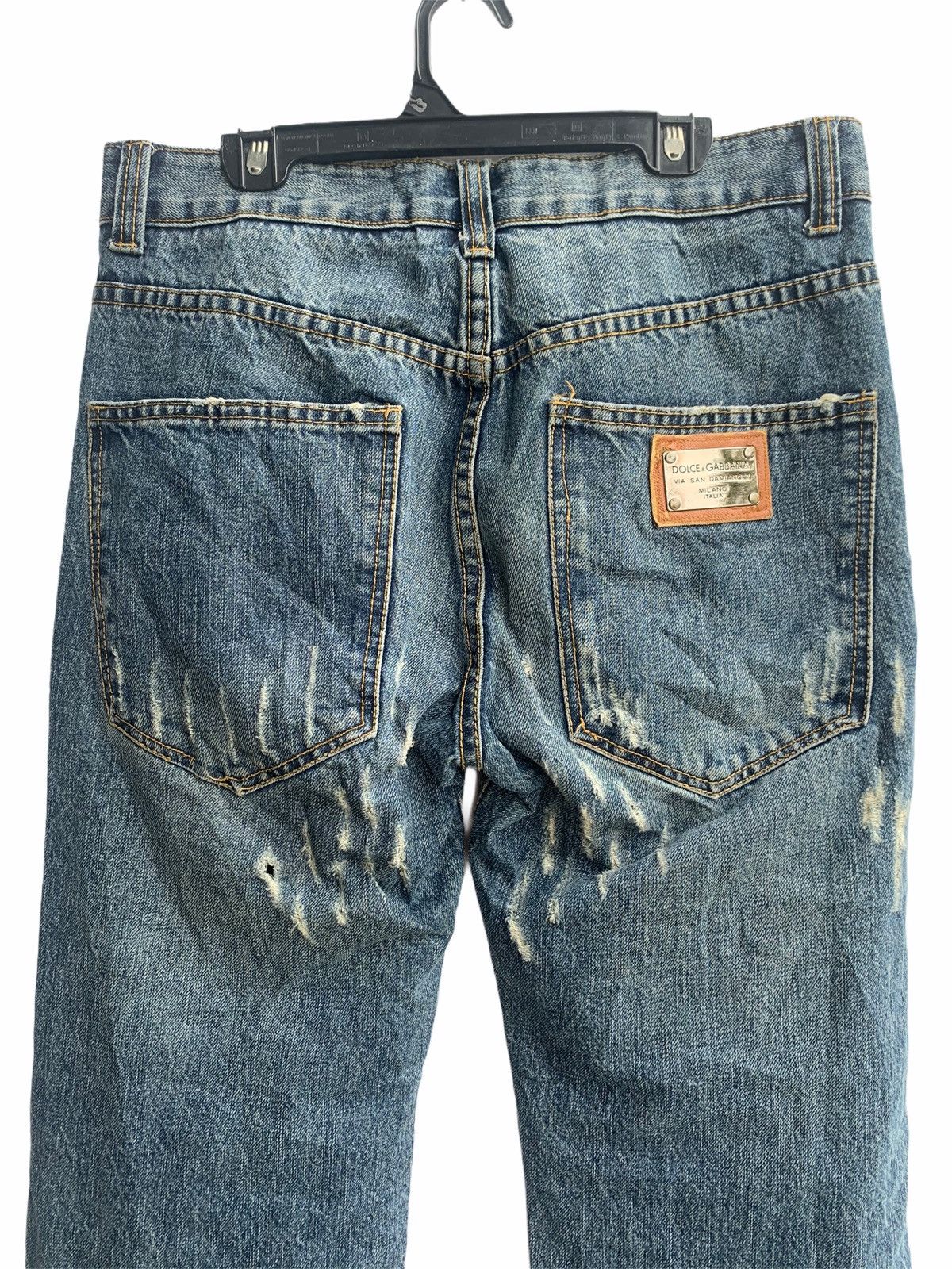 Dolce & Gabbana D&G Distressed Denim Size US 30 / EU 46 - 8 Thumbnail