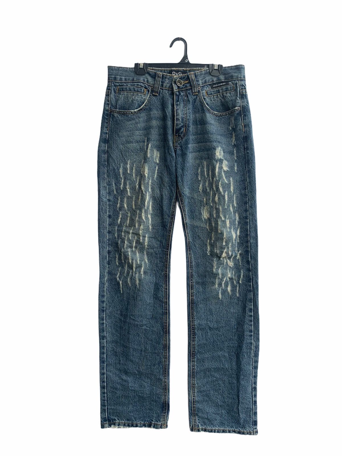 Dolce & Gabbana D&G Distressed Denim Size US 30 / EU 46 - 1 Thumbnail