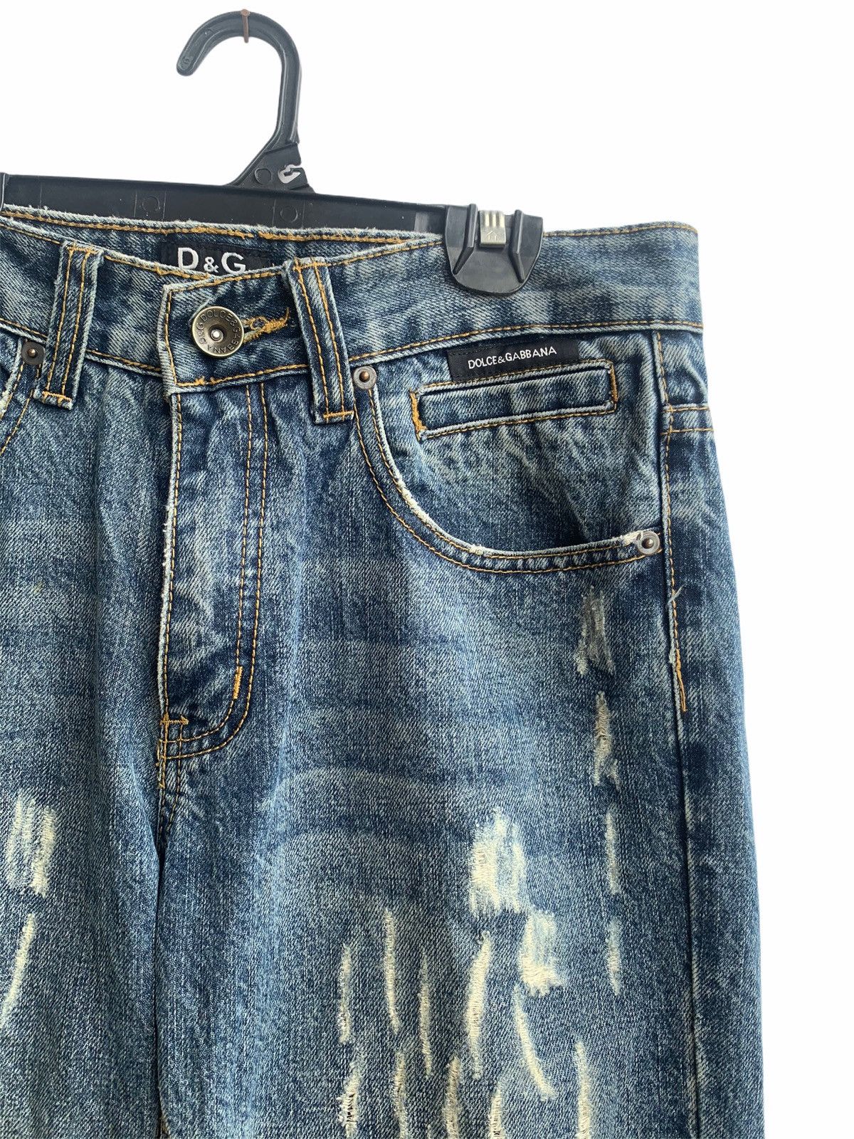 Dolce & Gabbana D&G Distressed Denim Size US 30 / EU 46 - 3 Thumbnail
