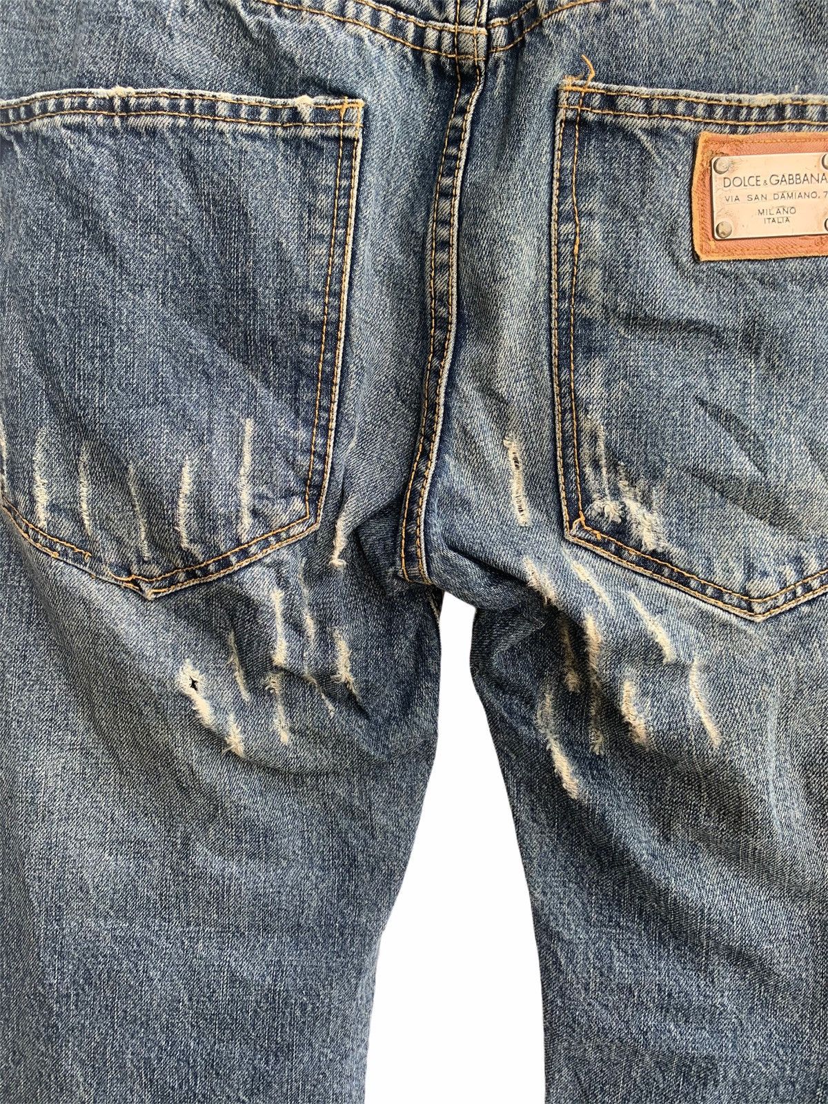 Dolce & Gabbana D&G Distressed Denim Size US 30 / EU 46 - 9 Thumbnail