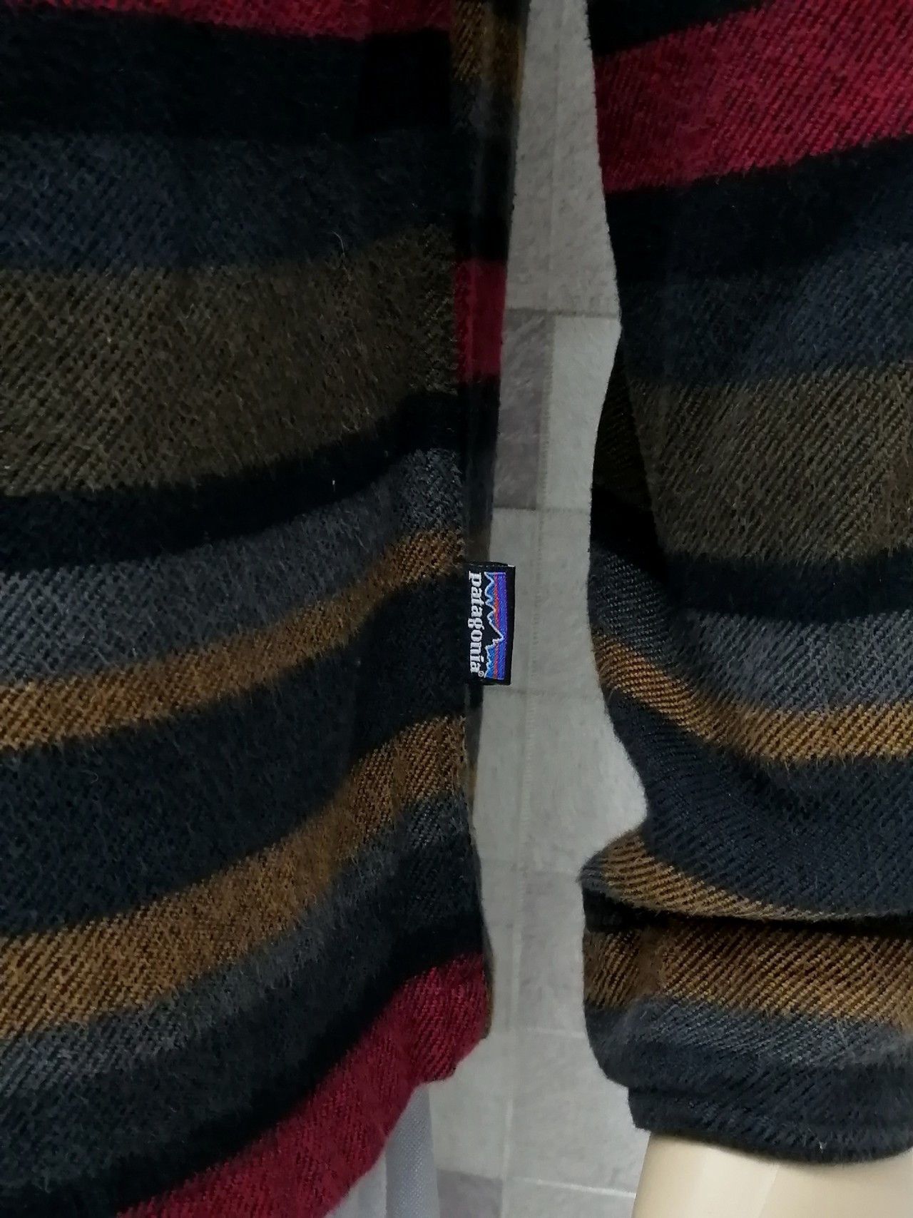 Flannel × Patagonia × Vintage VERY RARE💥PATAGONIA Organic Cotton Stripes Flannel Size US L / EU 52-54 / 3 - 4 Thumbnail