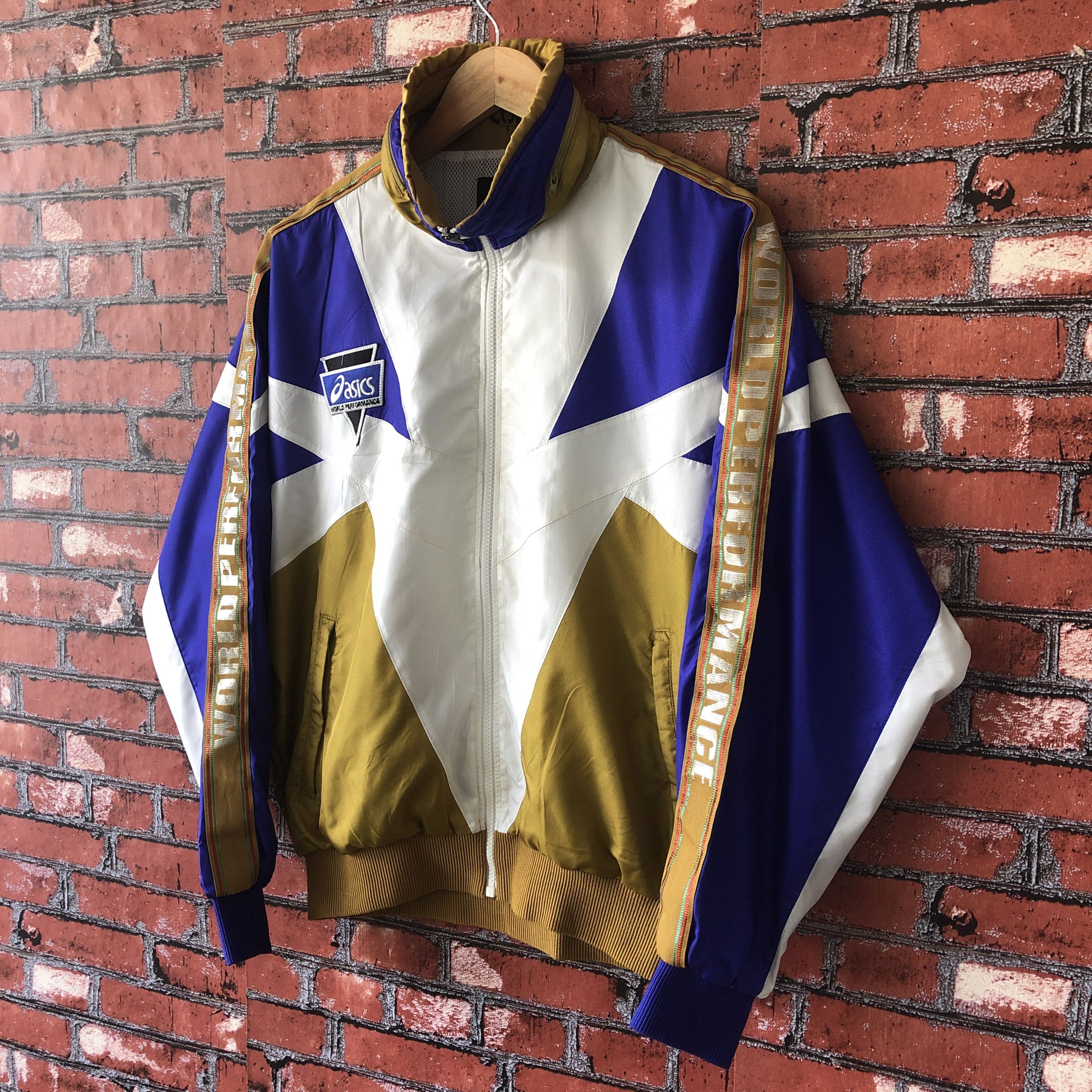 Asics Vintage Asics World Performance Light Jacket Japan L Fit M Size US M / EU 48-50 / 2 - 8 Thumbnail
