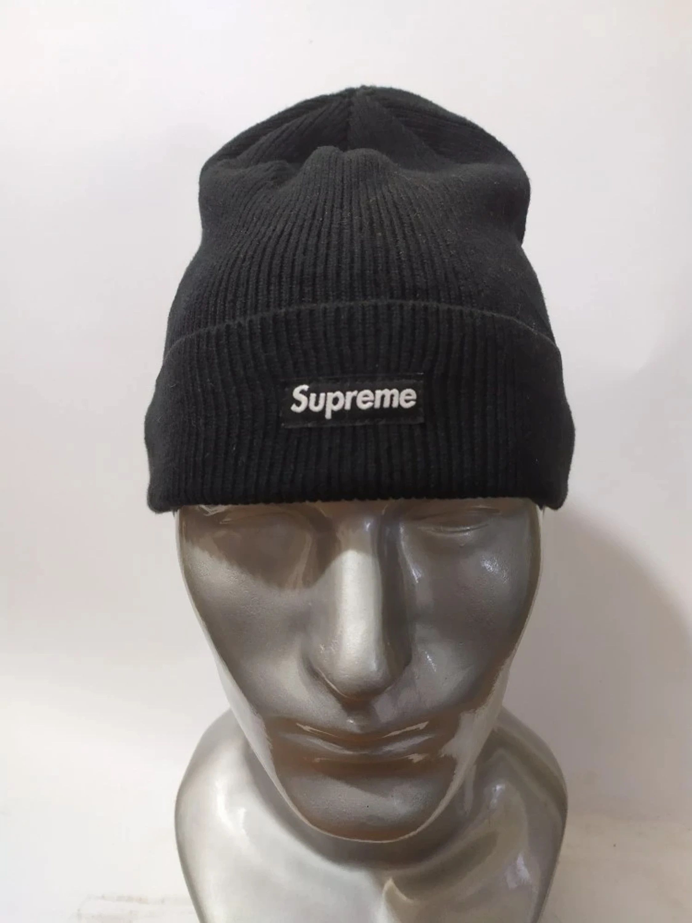 Supreme Loose Gauge Beanie Black | Grailed