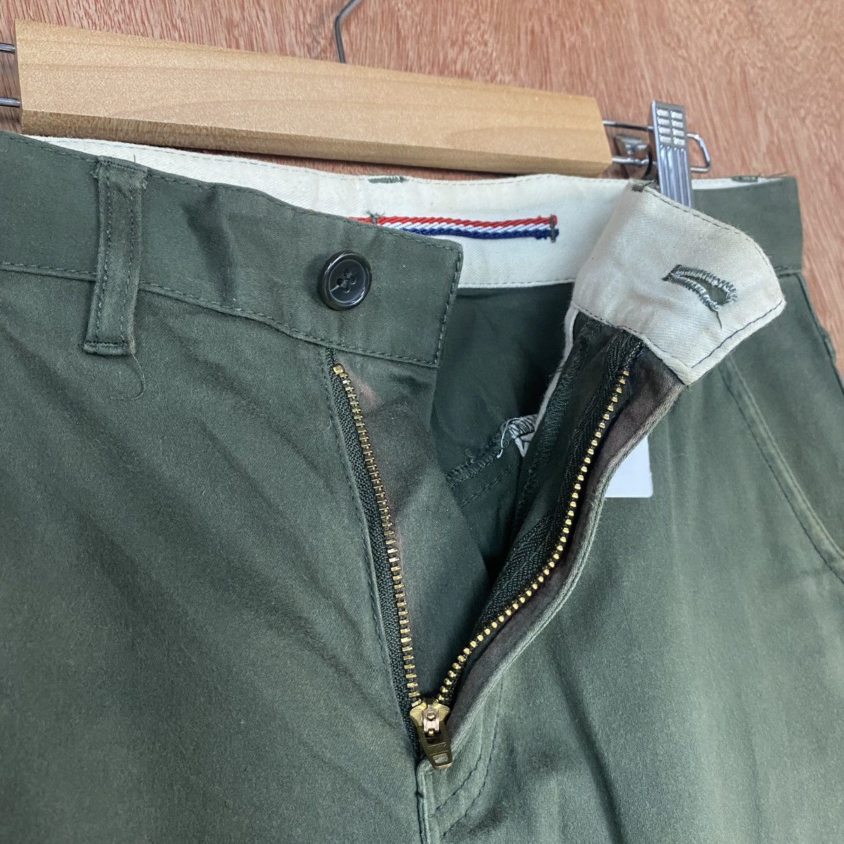 Takeo Kikuchi DLL Japan Green Multipocket utility Cargo Pants #1919 Size US 30 / EU 46 - 7 Thumbnail