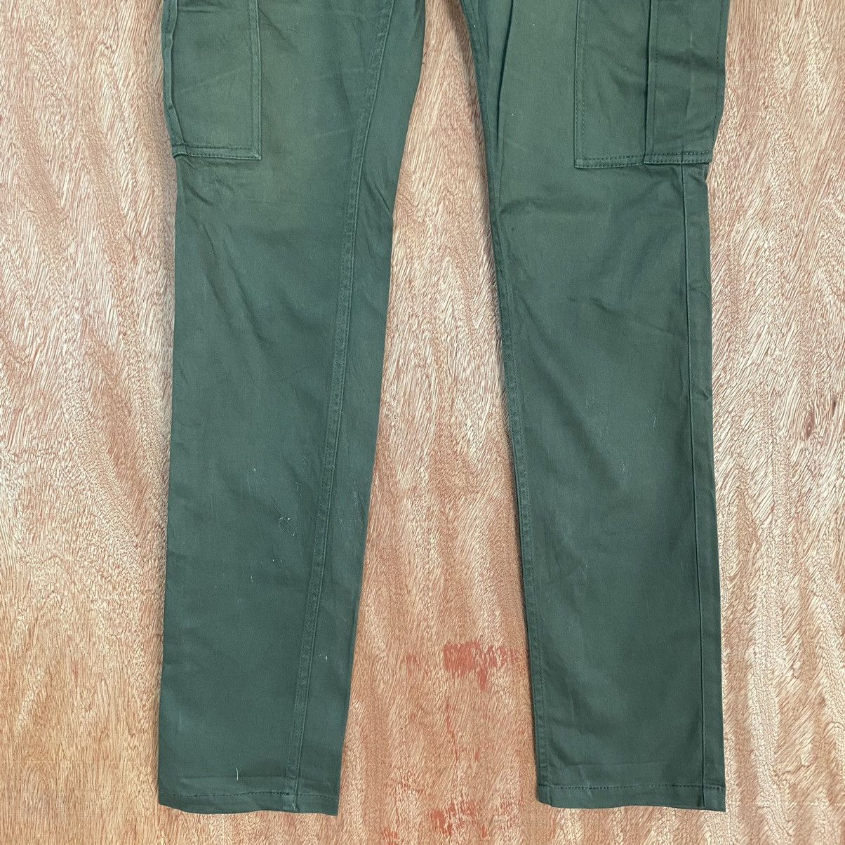 Takeo Kikuchi DLL Japan Green Multipocket utility Cargo Pants #1919 Size US 30 / EU 46 - 3 Thumbnail