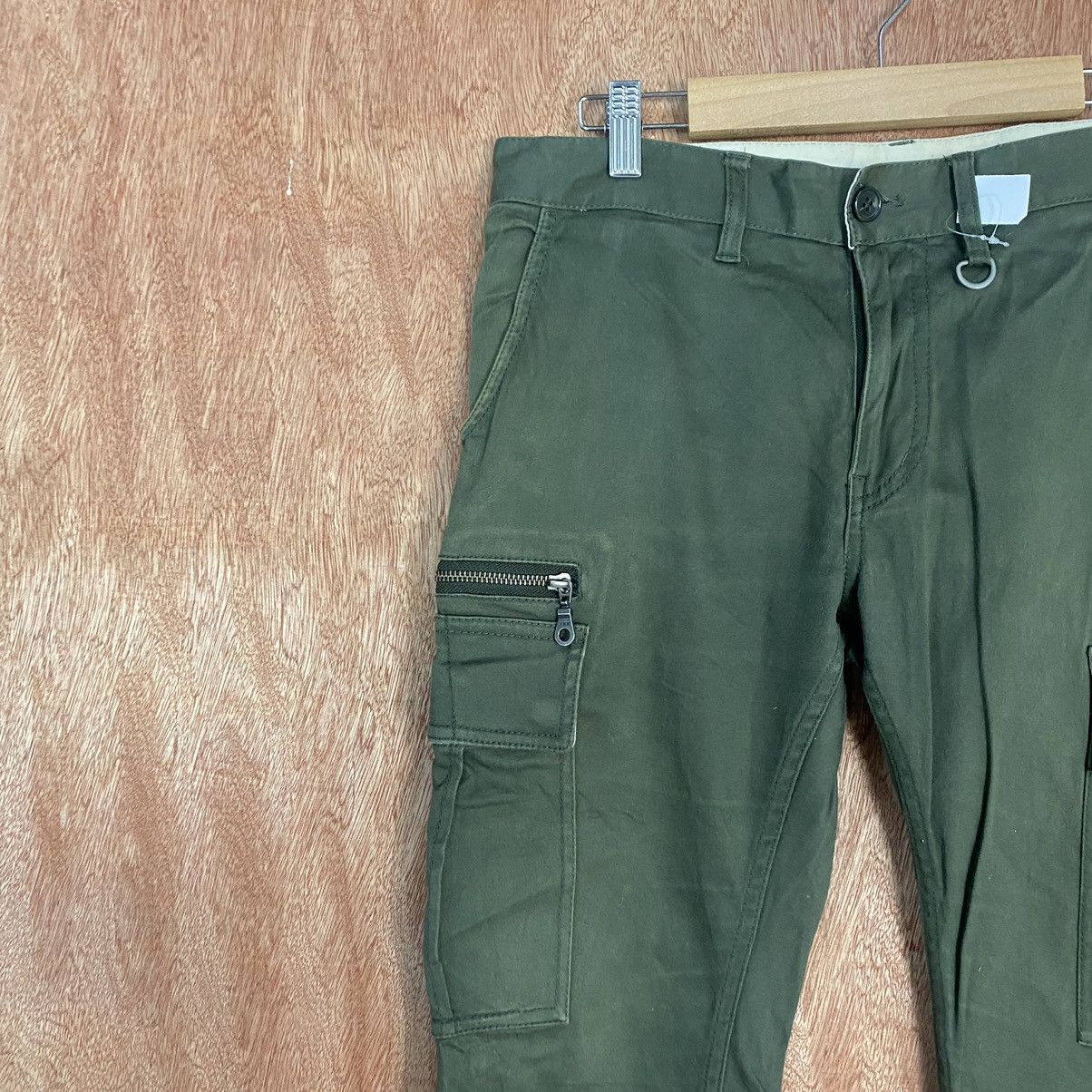 Takeo Kikuchi DLL Japan Green Multipocket utility Cargo Pants #1919 Size US 30 / EU 46 - 5 Thumbnail