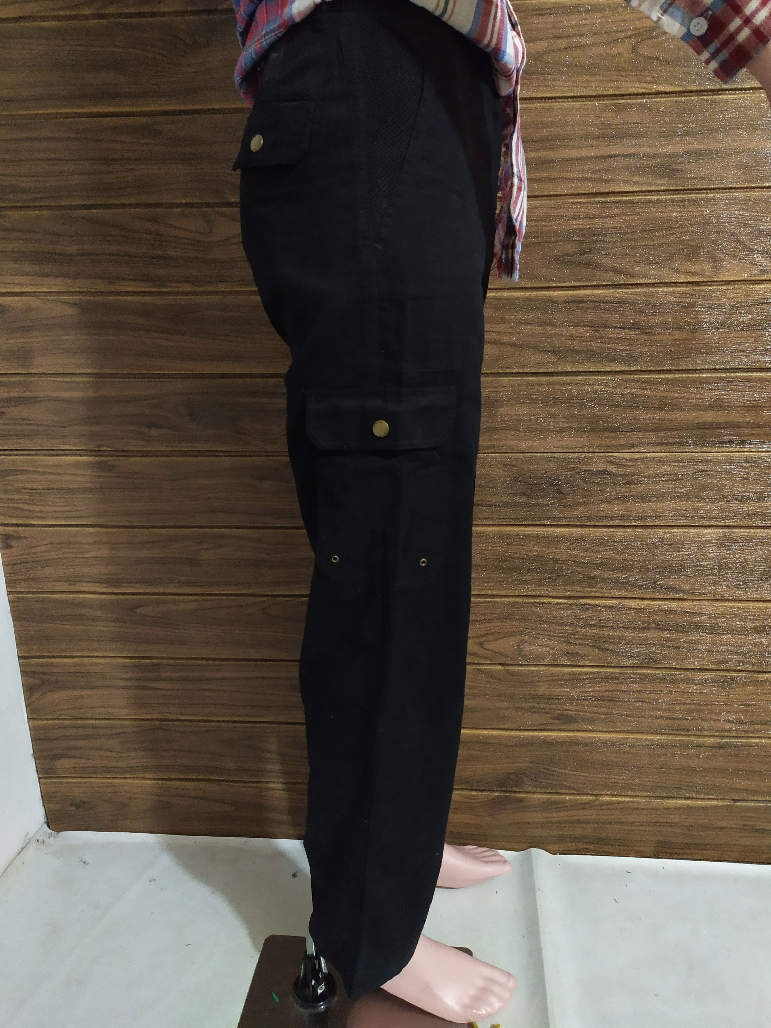 Polo Ralph Lauren Polo Ralph Lauren Black Cargo Multipocket Pants Size US 29 - 4 Thumbnail