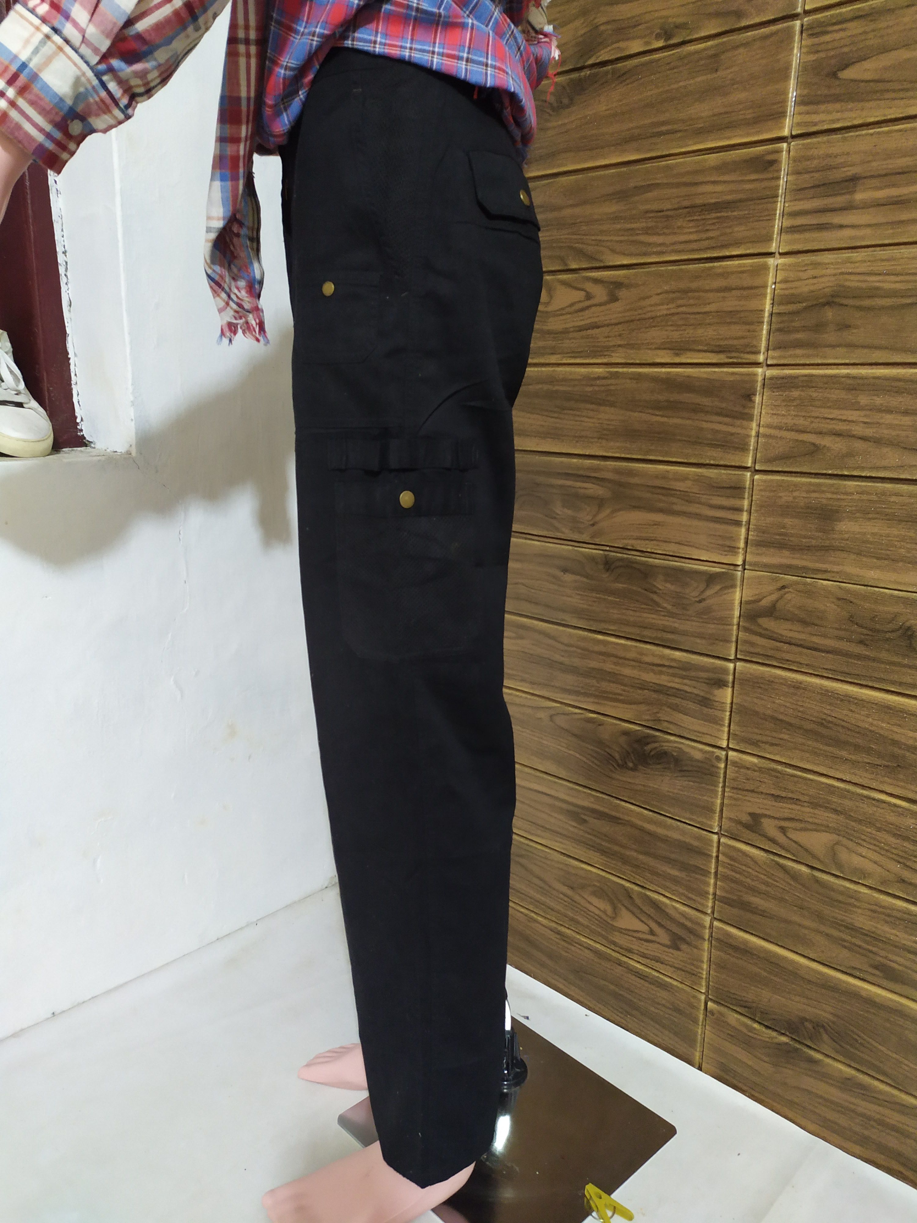Polo Ralph Lauren Polo Ralph Lauren Black Cargo Multipocket Pants Size US 29 - 2 Thumbnail