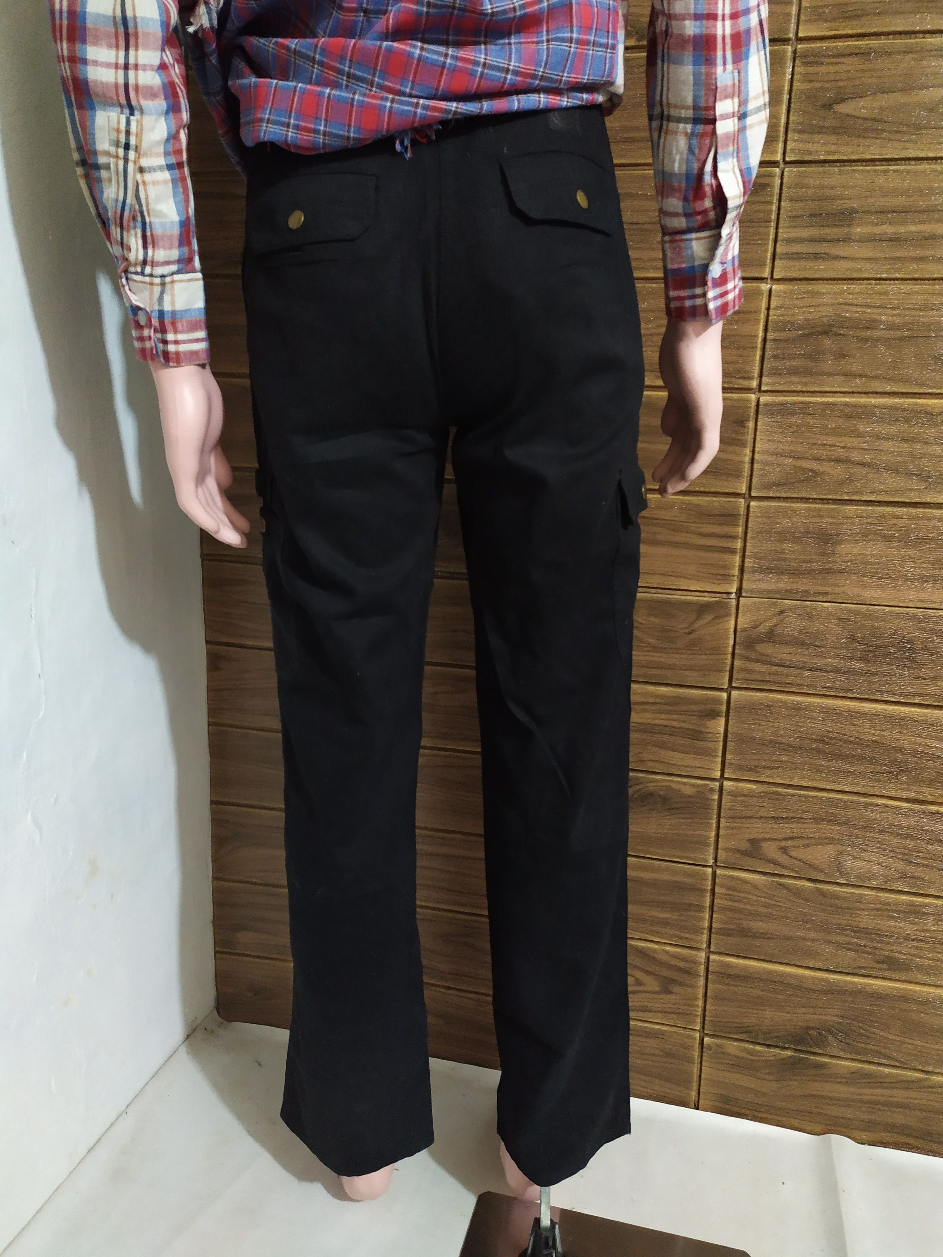 Polo Ralph Lauren Polo Ralph Lauren Black Cargo Multipocket Pants Size US 29 - 3 Thumbnail