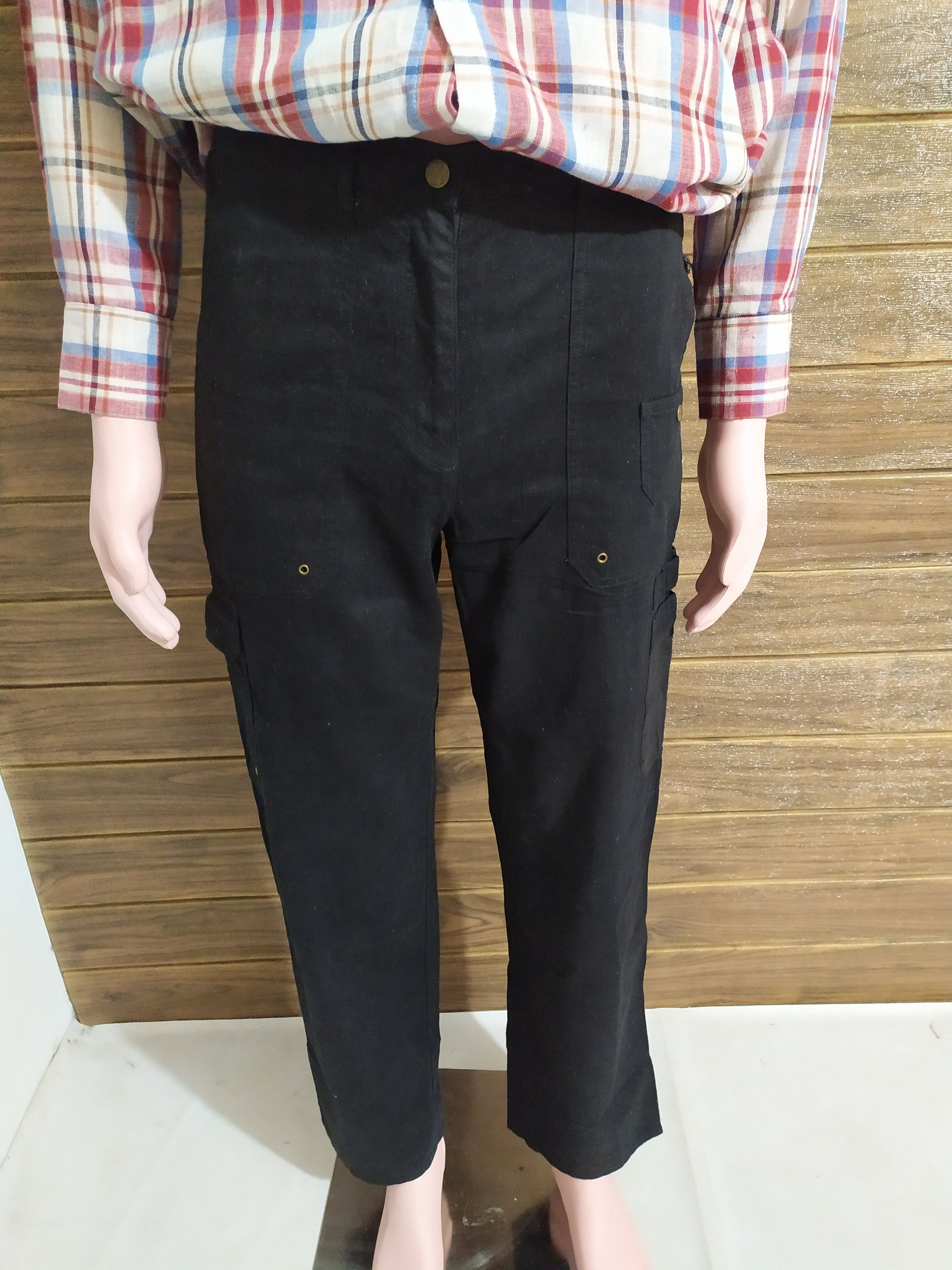 Polo Ralph Lauren Polo Ralph Lauren Black Cargo Multipocket Pants Size US 29 - 1 Thumbnail