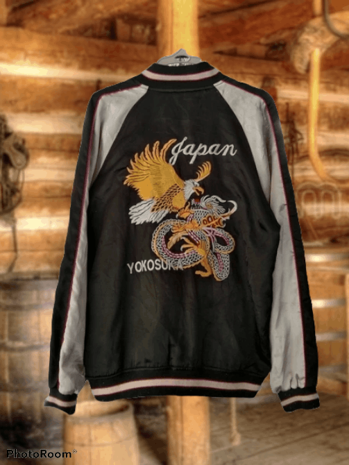 Japanese Brand VINTAGE HEAVILY USED SUKAJAN JACKET Size US L / EU 52-54 / 3 - 1 Thumbnail