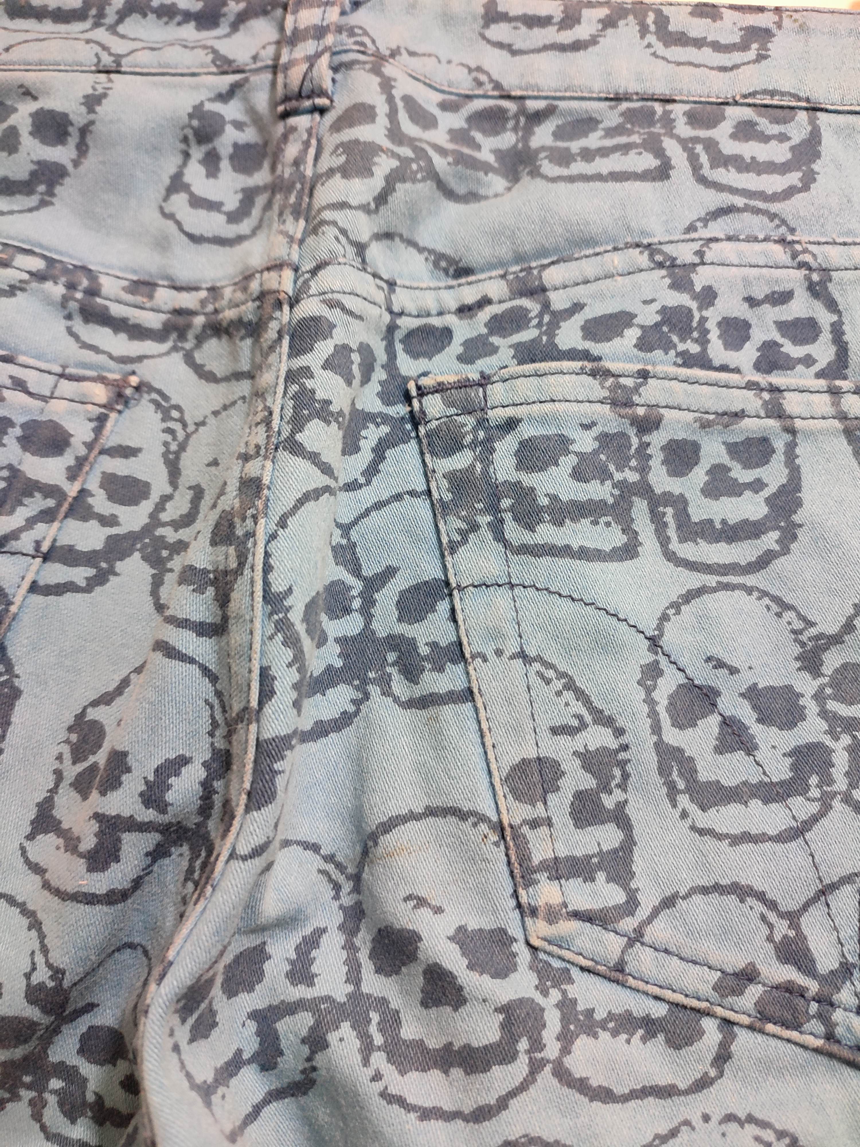 Hysteric Glamour 🔥Hysteric Glamour Fullprint Skull Pants Size US 28 / EU 44 - 7 Thumbnail