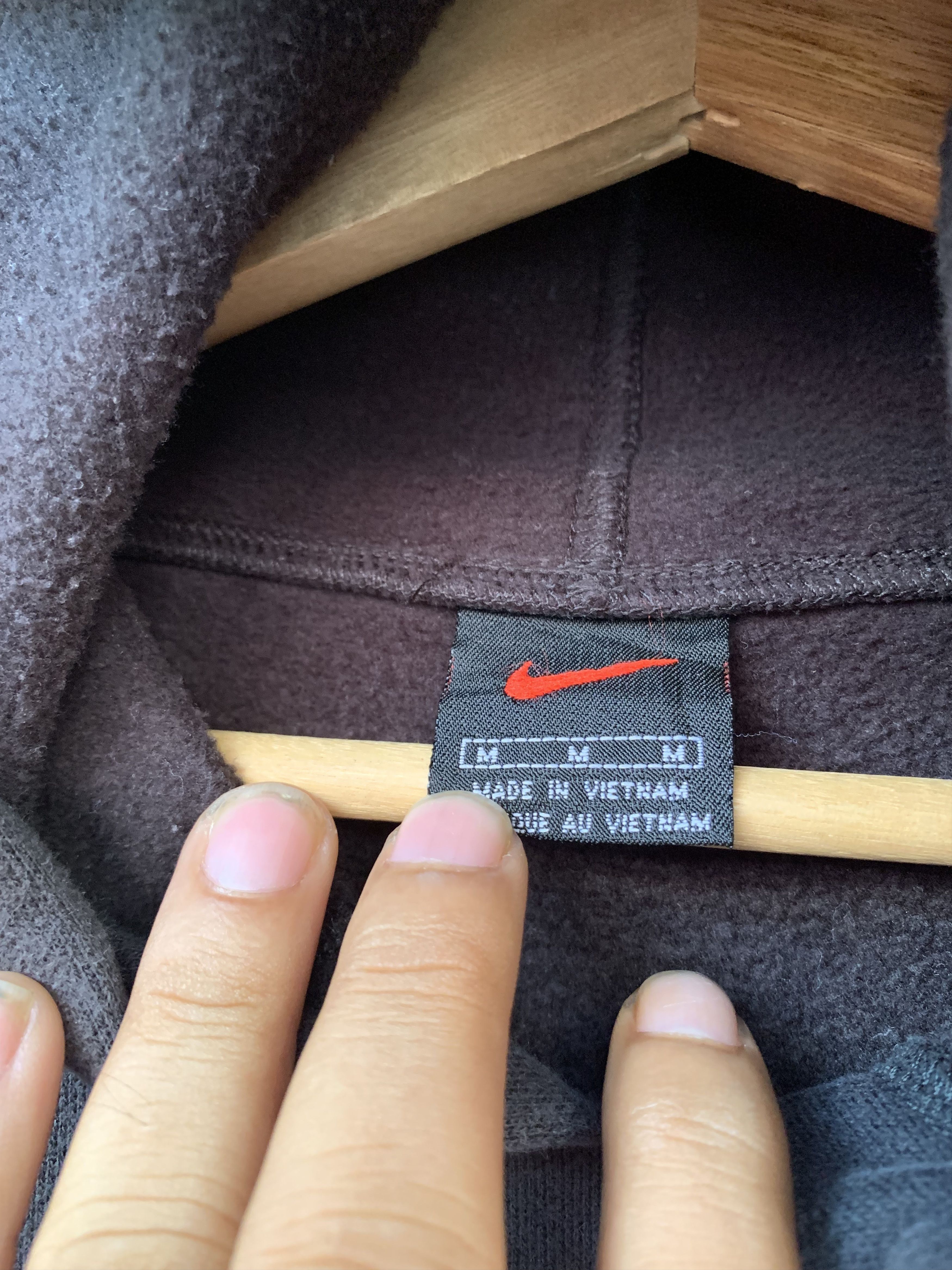 Nike × Vintage Vintage Sunfaded Nike Athletics Hoodie Size US S / EU 44-46 / 1 - 4 Thumbnail