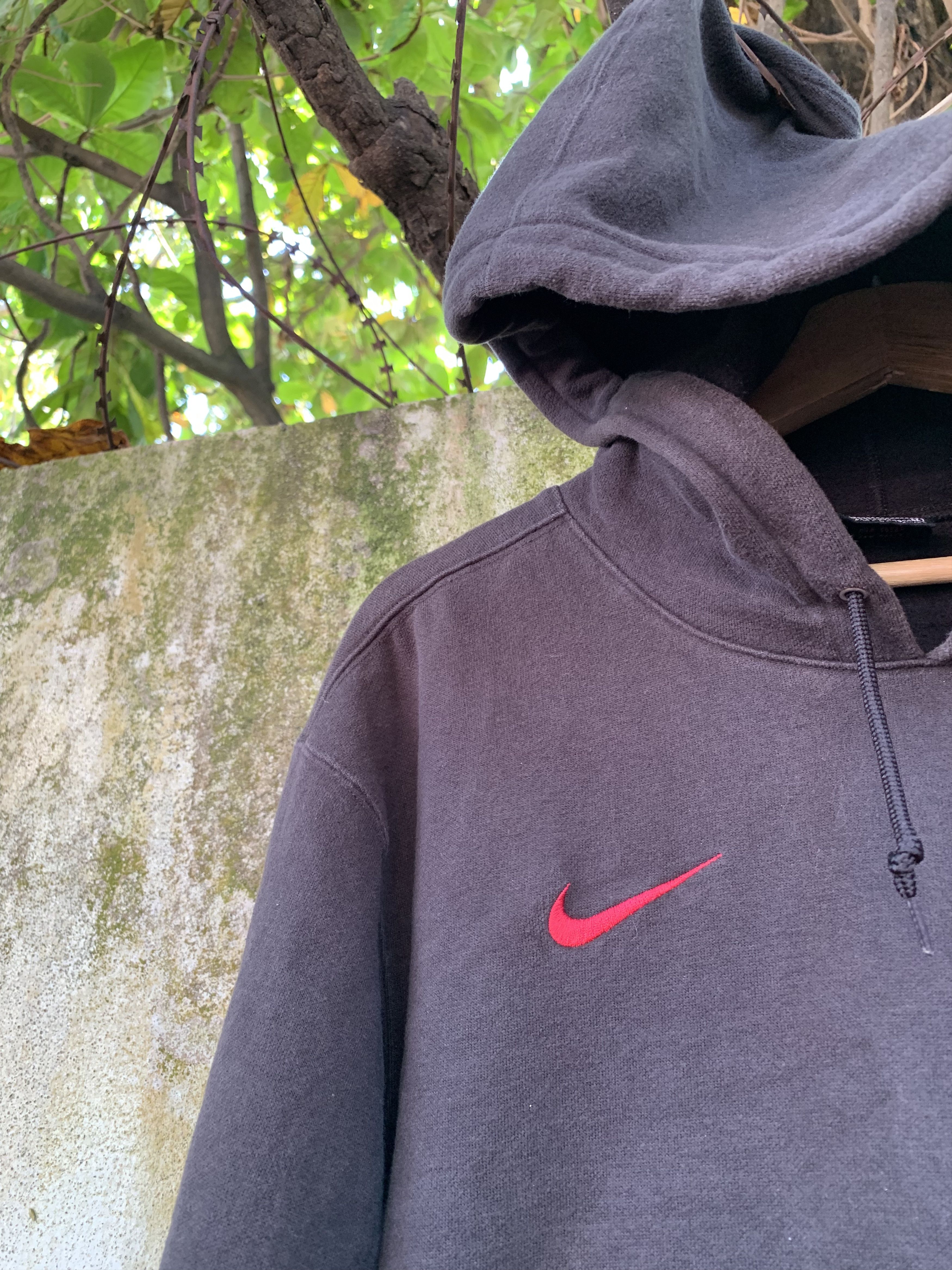 Nike × Vintage Vintage Sunfaded Nike Athletics Hoodie Size US S / EU 44-46 / 1 - 3 Thumbnail