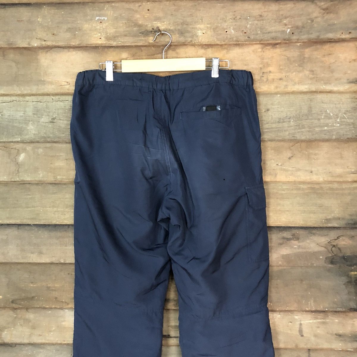 Japanese Brand × Vintage Uniqlo Dark Blue jogger Cargo Pants #4649 Size US 33 - 6 Thumbnail