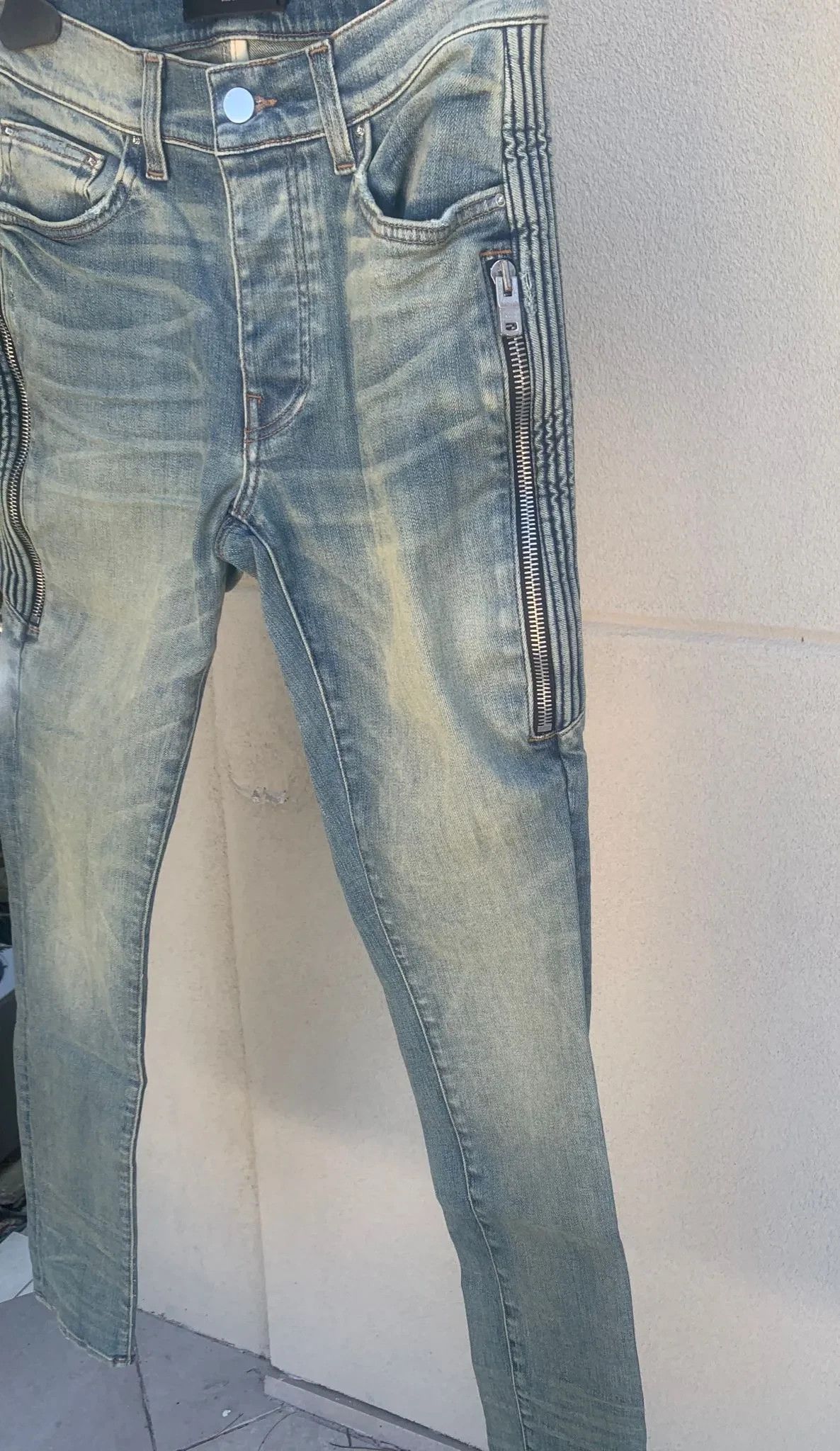 Amiri o1rshd1 Half Track Denim in Dust Indigo Size US 29 - 5 Thumbnail