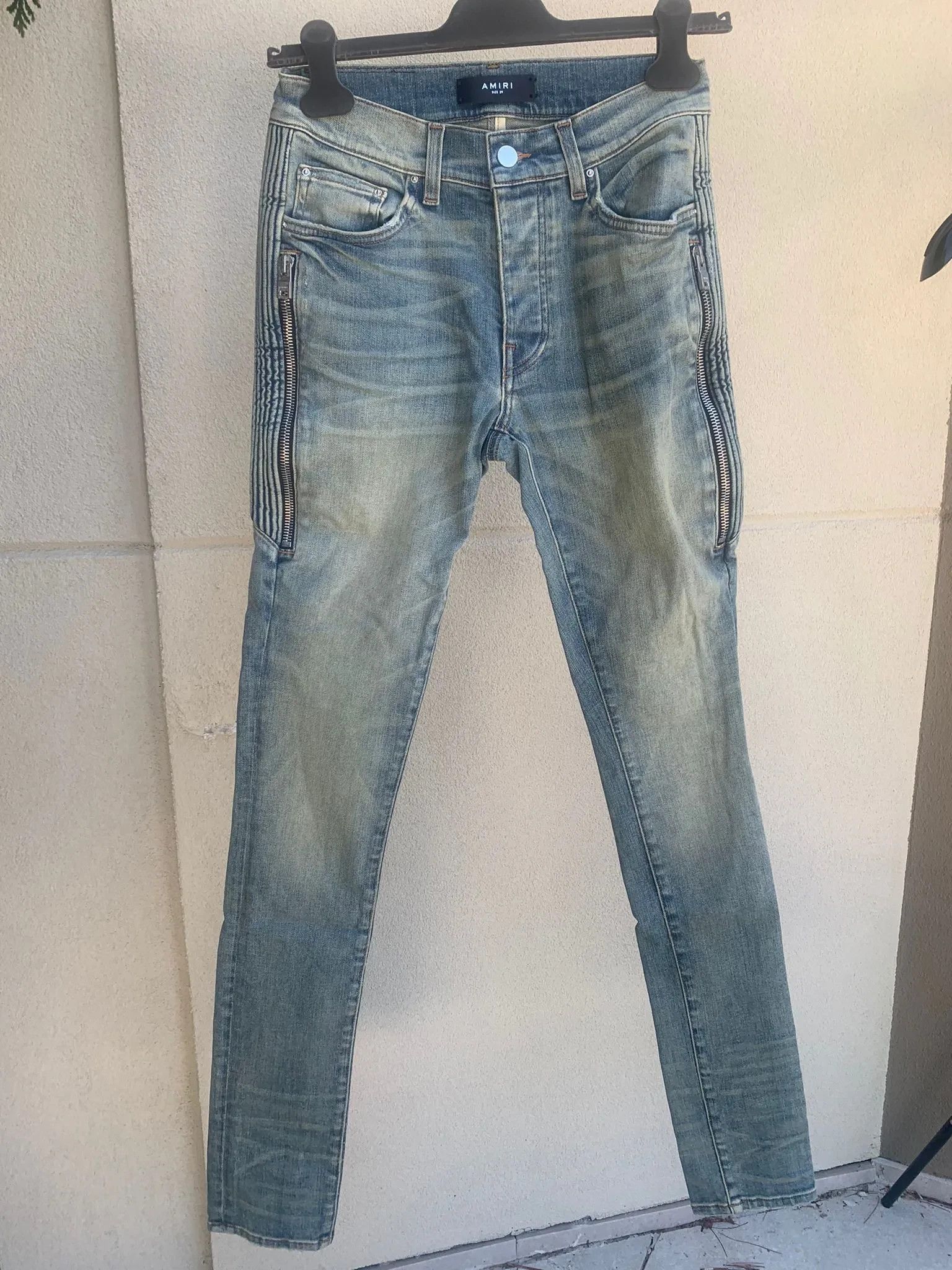 Amiri o1rshd1 Half Track Denim in Dust Indigo Size US 29 - 1 Thumbnail