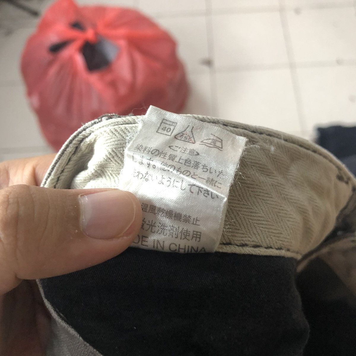 Japanese Brand Even River Grey thrased distressed Cargo Pants #5081 Size US 33 - 18 Thumbnail