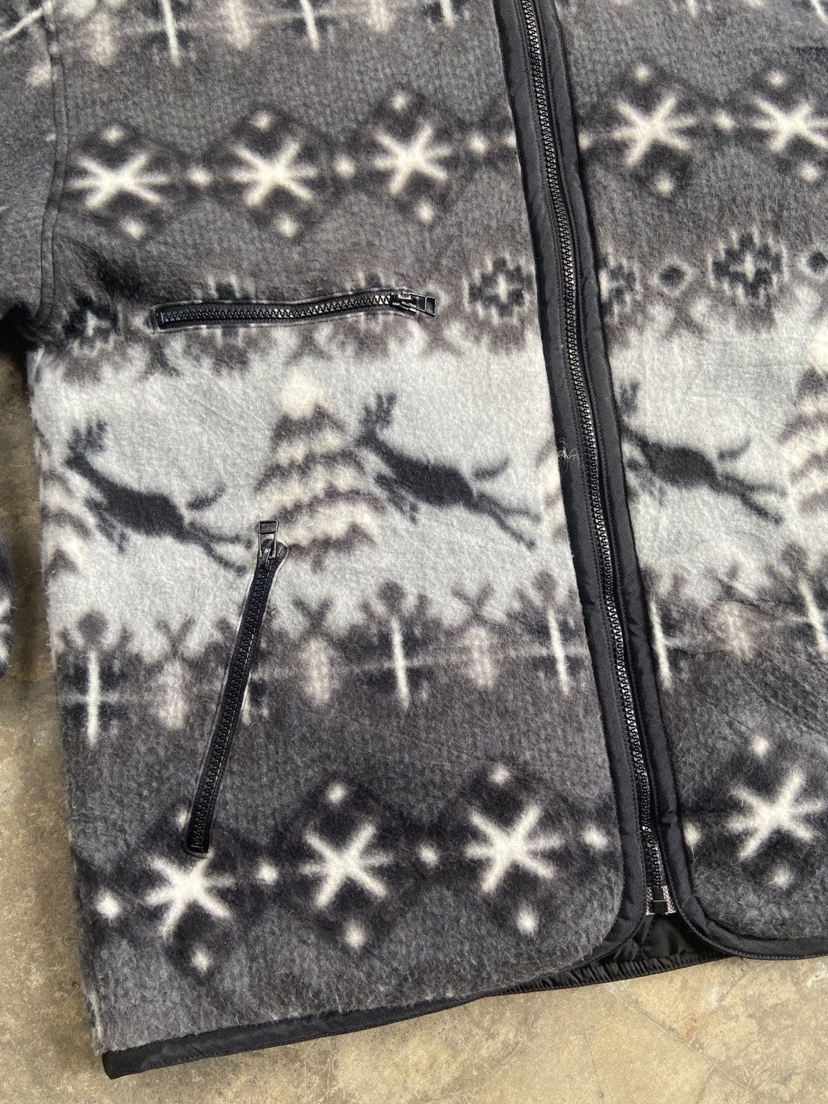 Vintage Vintage X Level Navajo Printed Fleece Jacket Size US L / EU 52-54 / 3 - 4 Thumbnail