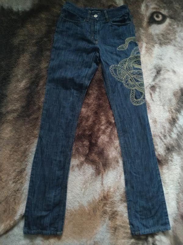 Thierry Mugler Mugler jeans with snake embroidery italy Size US 26 / EU 42 - 1 Thumbnail