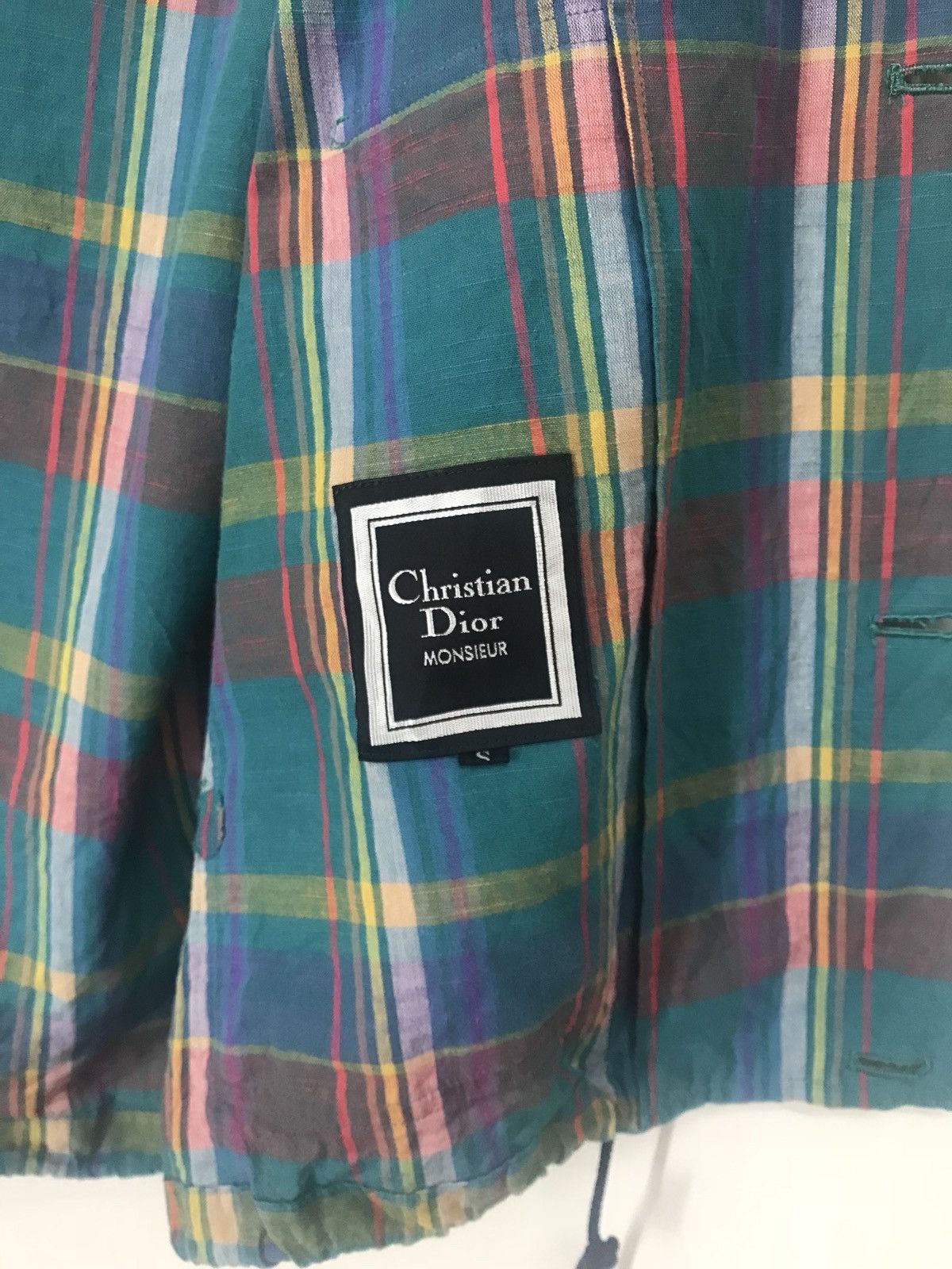 Christian Dior Monsieur CHRISTIAN DIOR PLAID TARTAN JACKET COTTON CASUAL Size US M / EU 48-50 / 2 - 3 Thumbnail