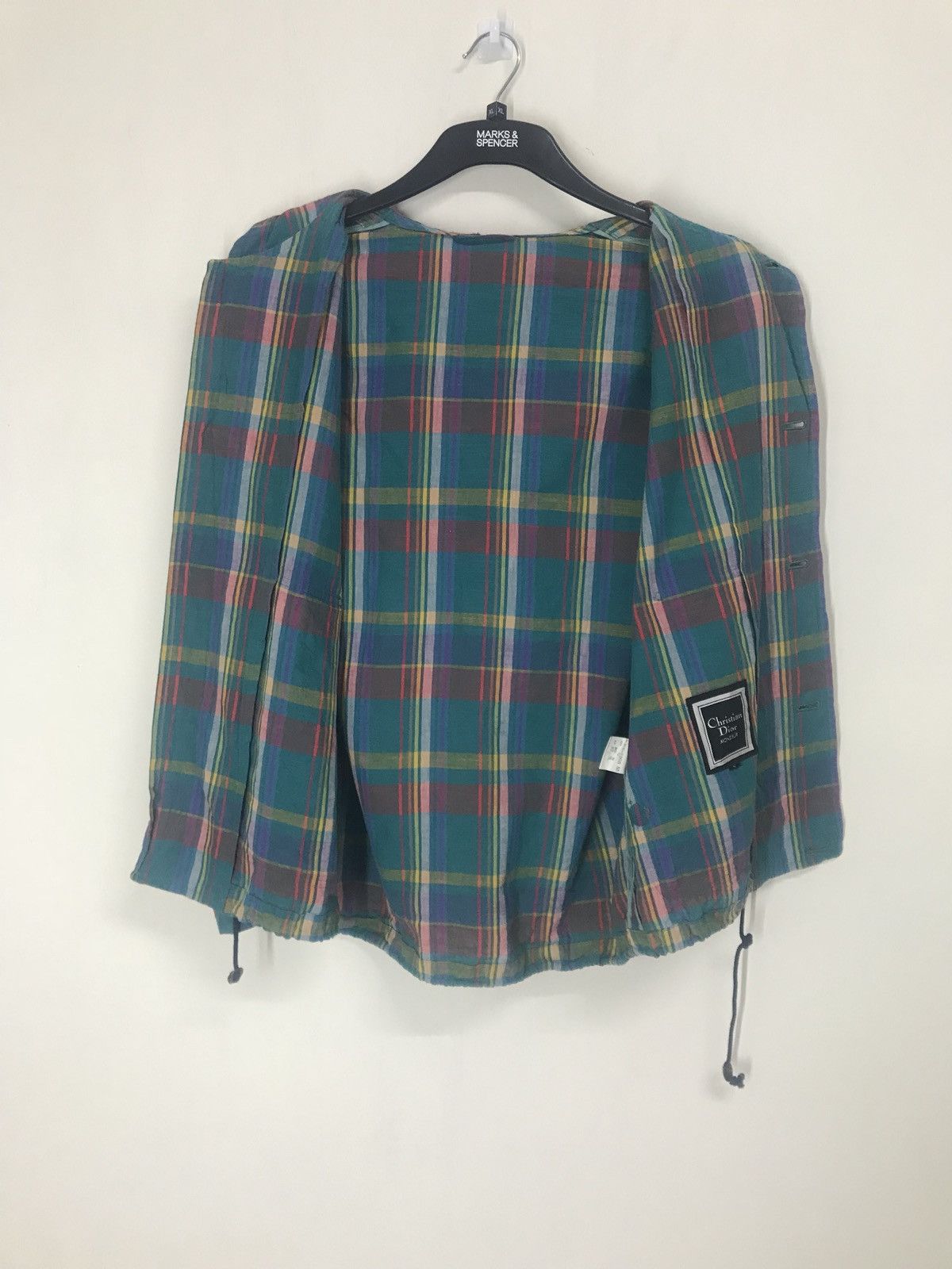Christian Dior Monsieur CHRISTIAN DIOR PLAID TARTAN JACKET COTTON CASUAL Size US M / EU 48-50 / 2 - 5 Thumbnail