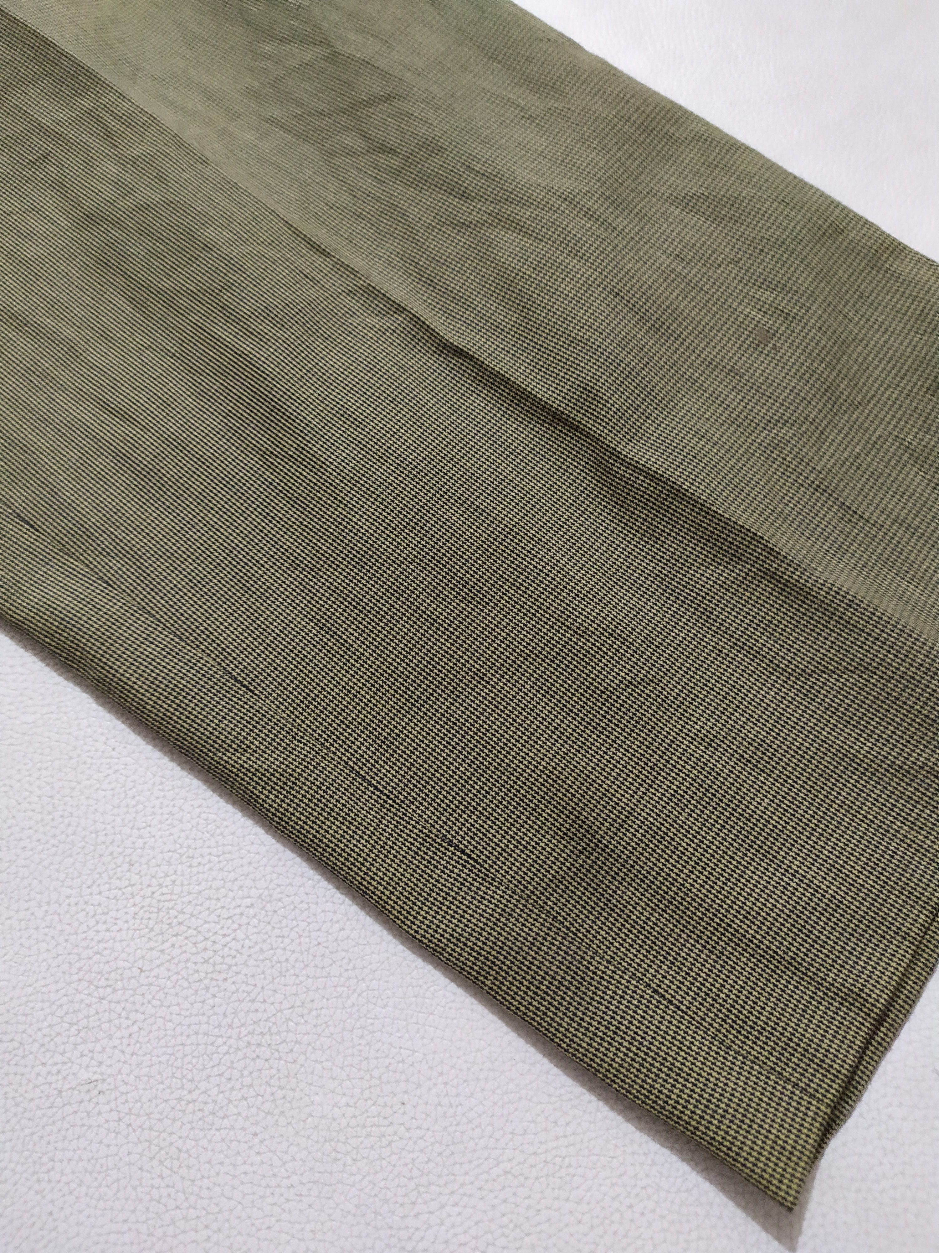 Romeo Gigli Casual Pincheck Pants Made In Switzerland