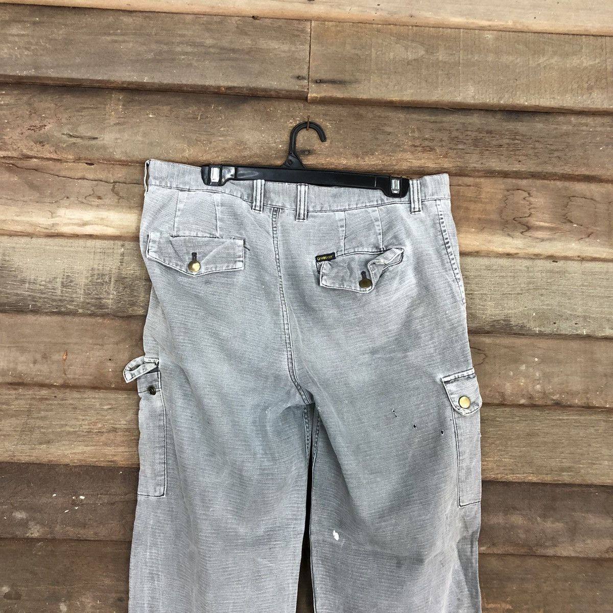 Faded Glory DLL Oshkosh Grey faded Multipocket Cargo Pants #C1135 Size US 33 - 9 Thumbnail