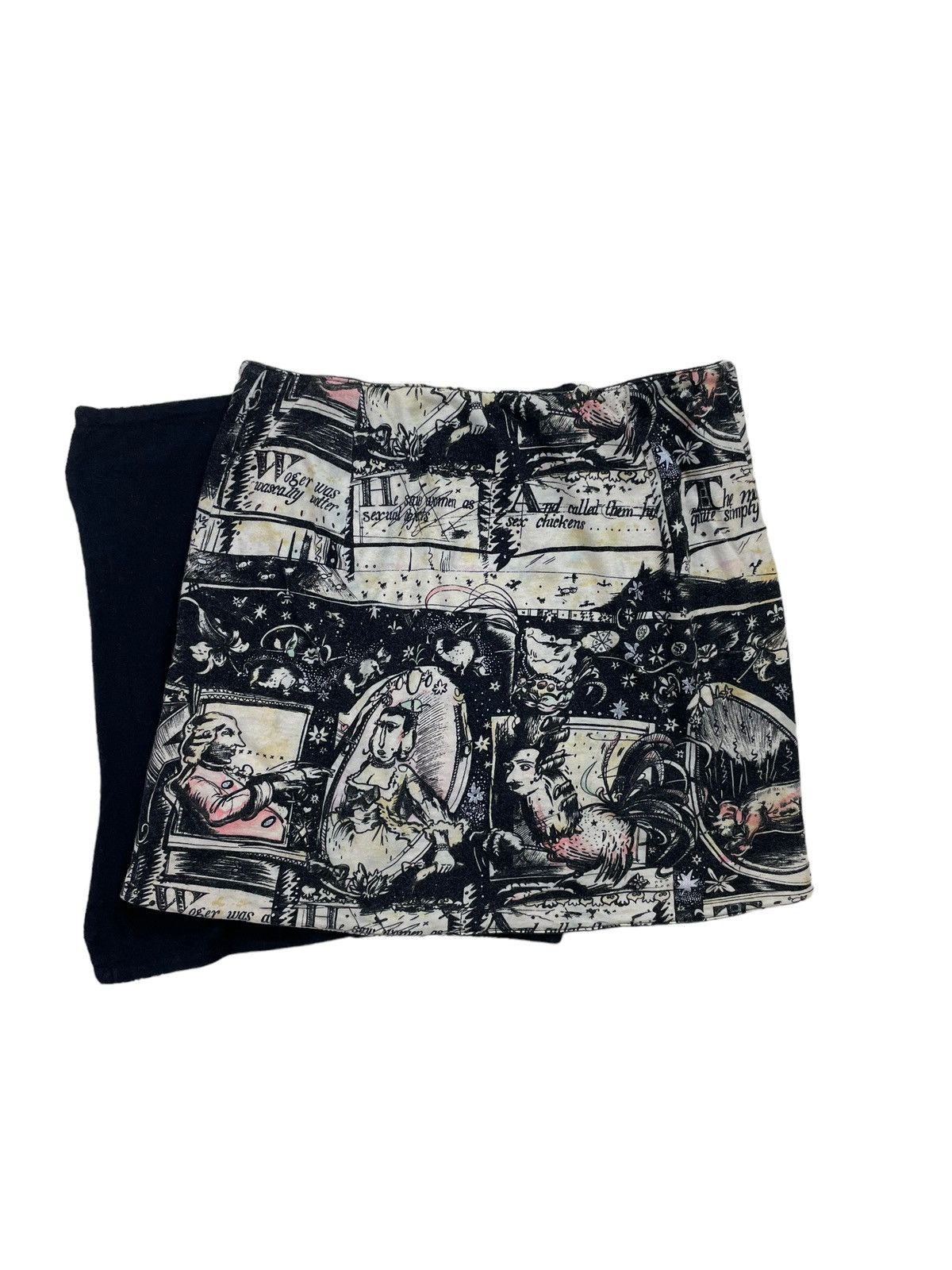Hysteric Glamour × Seditionaries Vtg RARE Hysteric Glamour Monarchy English Wrap Mini Skirt Size 27" / US 4 / IT 40 - 6 Thumbnail