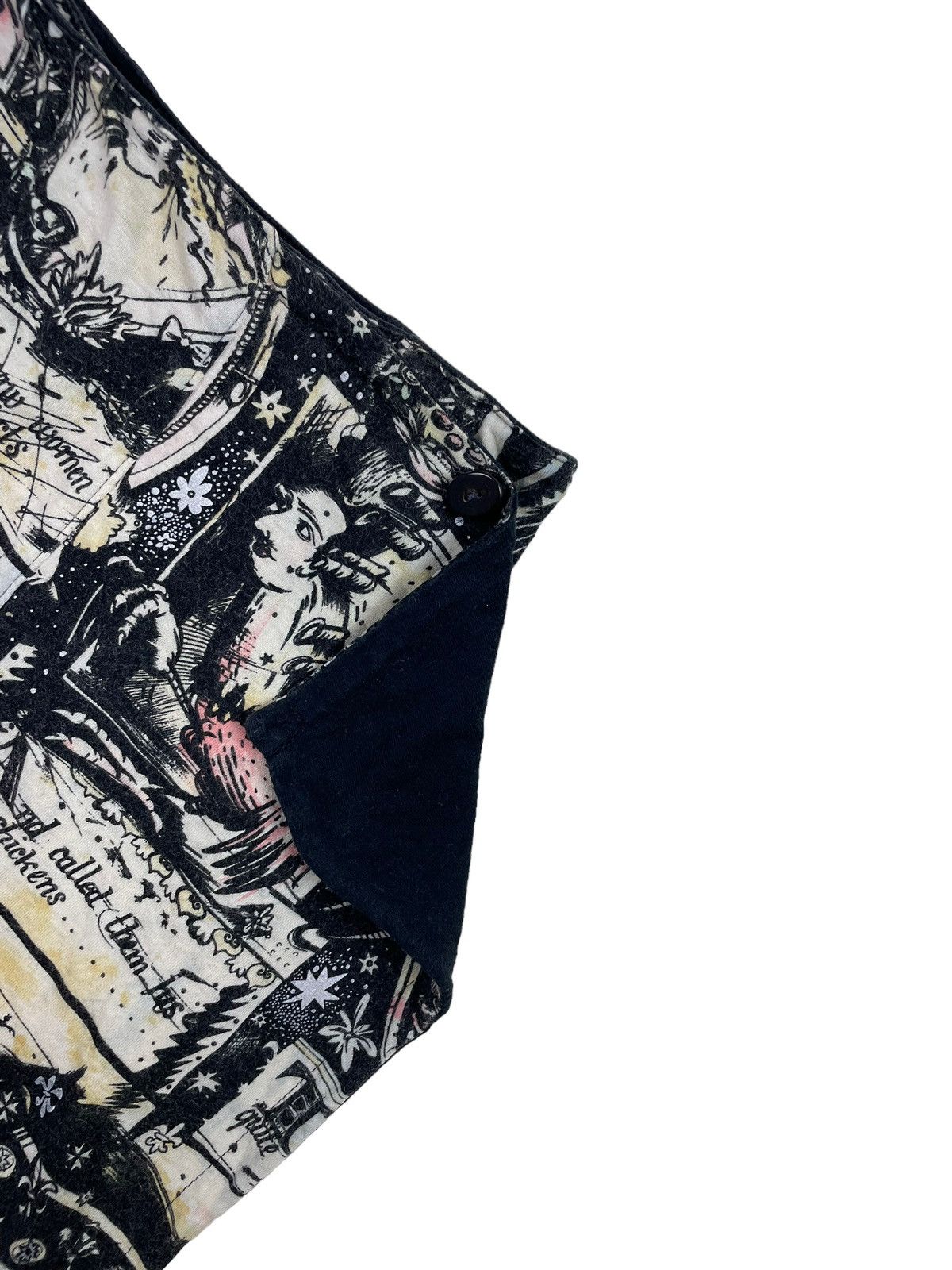 Hysteric Glamour × Seditionaries Vtg RARE Hysteric Glamour Monarchy English Wrap Mini Skirt Size 27" / US 4 / IT 40 - 3 Thumbnail