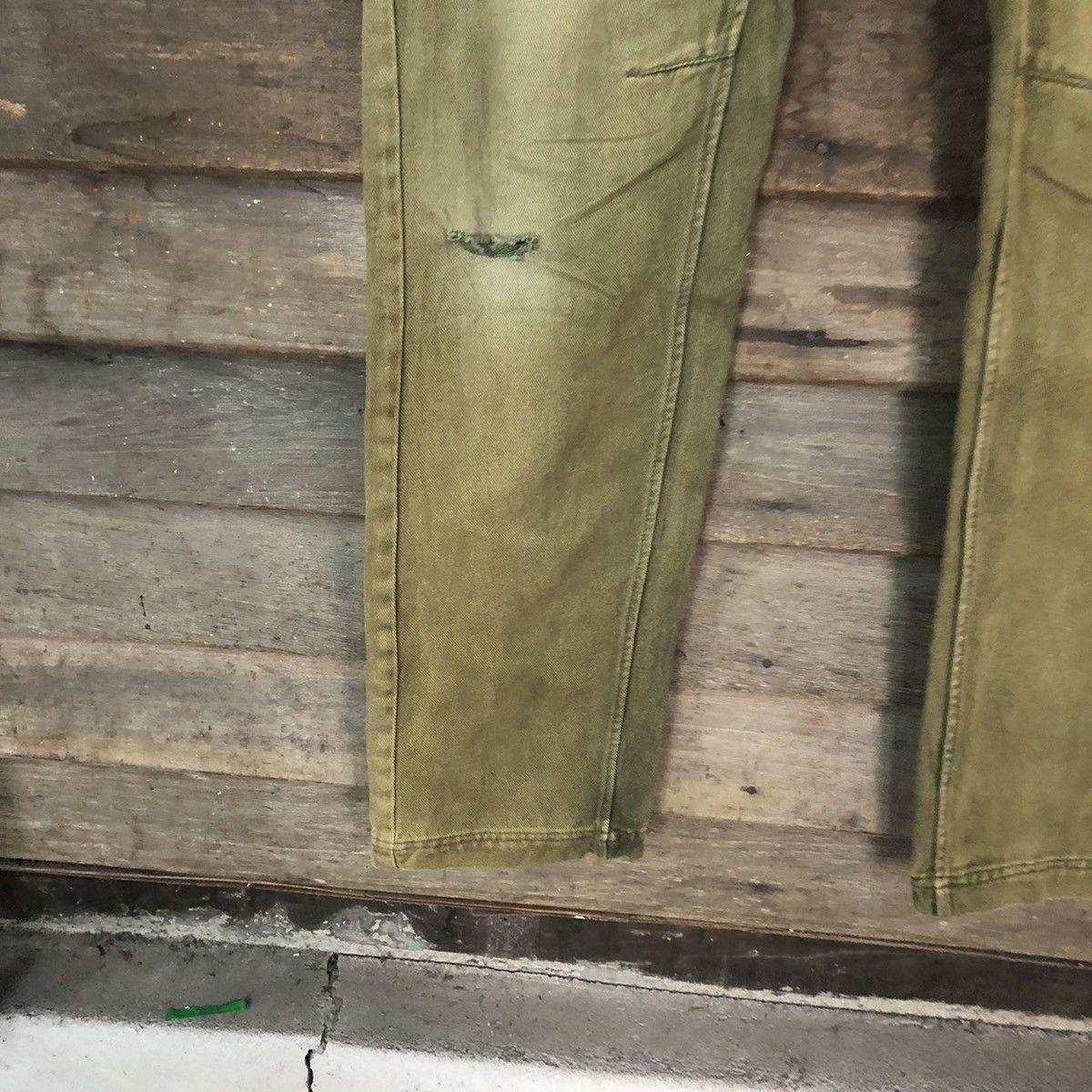 Russell Athletic Rusell Athletic faded Green Casual cargo Pants #5452 Size US 32 / EU 48 - 6 Thumbnail