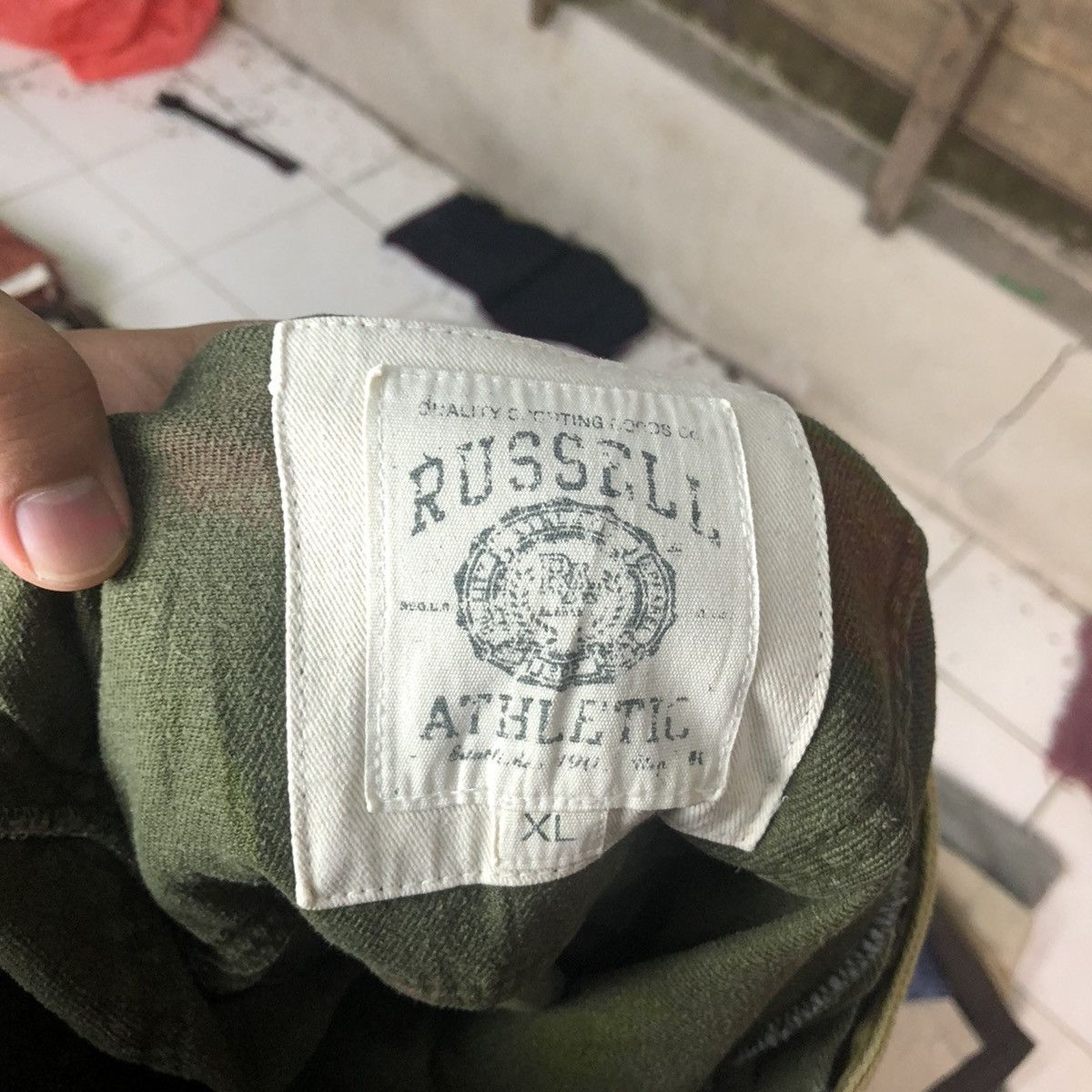Russell Athletic Rusell Athletic faded Green Casual cargo Pants #5452 Size US 32 / EU 48 - 19 Thumbnail