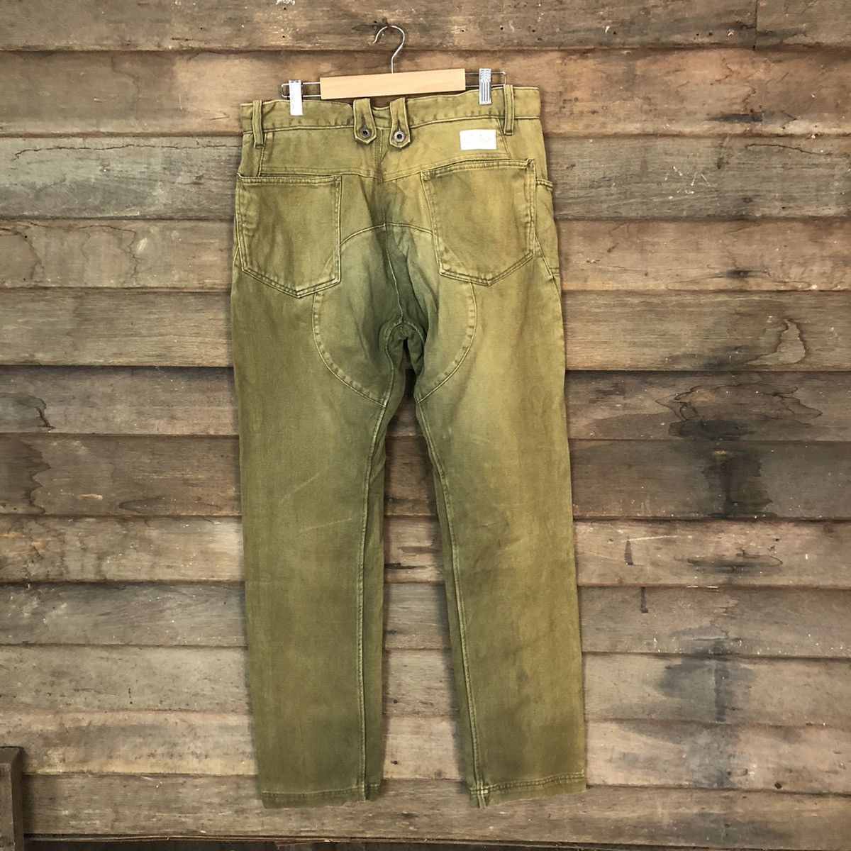 Russell Athletic Rusell Athletic faded Green Casual cargo Pants #5452 Size US 32 / EU 48 - 12 Thumbnail