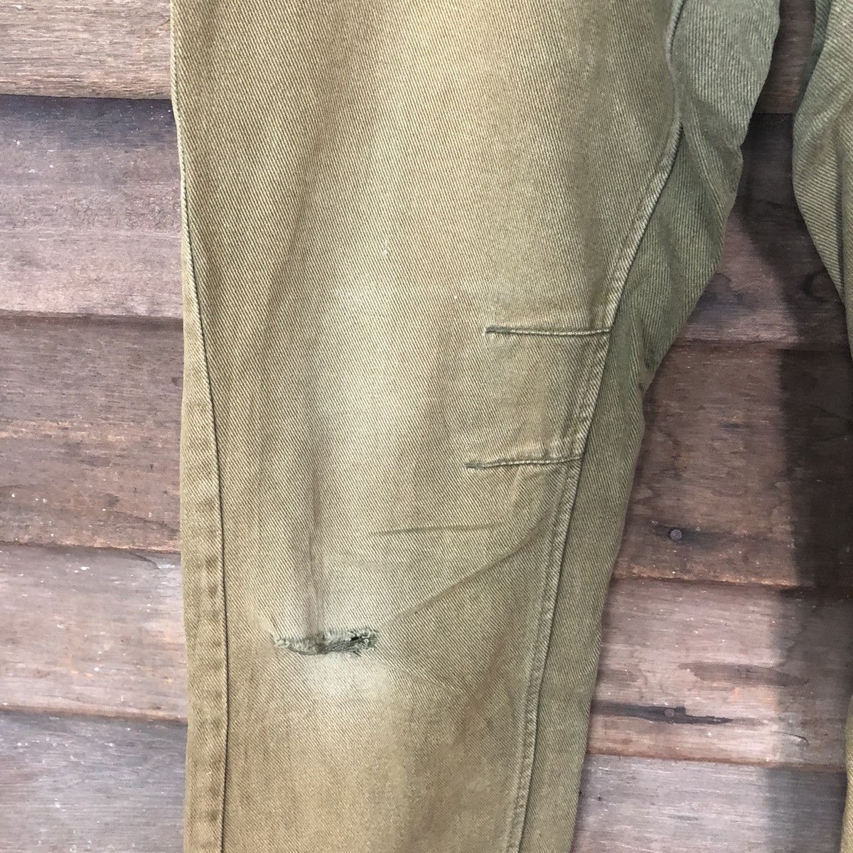 Russell Athletic Rusell Athletic faded Green Casual cargo Pants #5452 Size US 32 / EU 48 - 9 Thumbnail