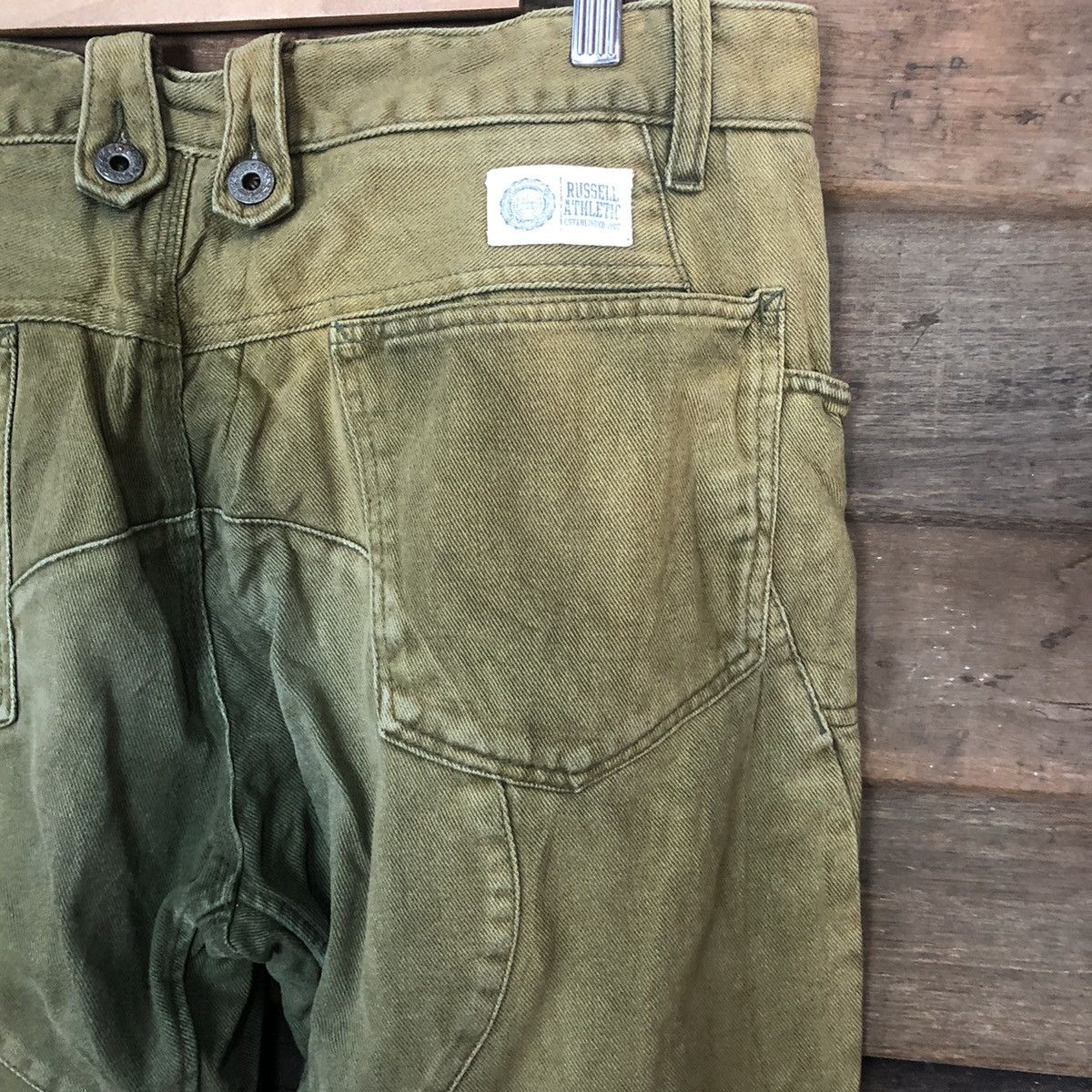 Russell Athletic Rusell Athletic faded Green Casual cargo Pants #5452 Size US 32 / EU 48 - 16 Thumbnail